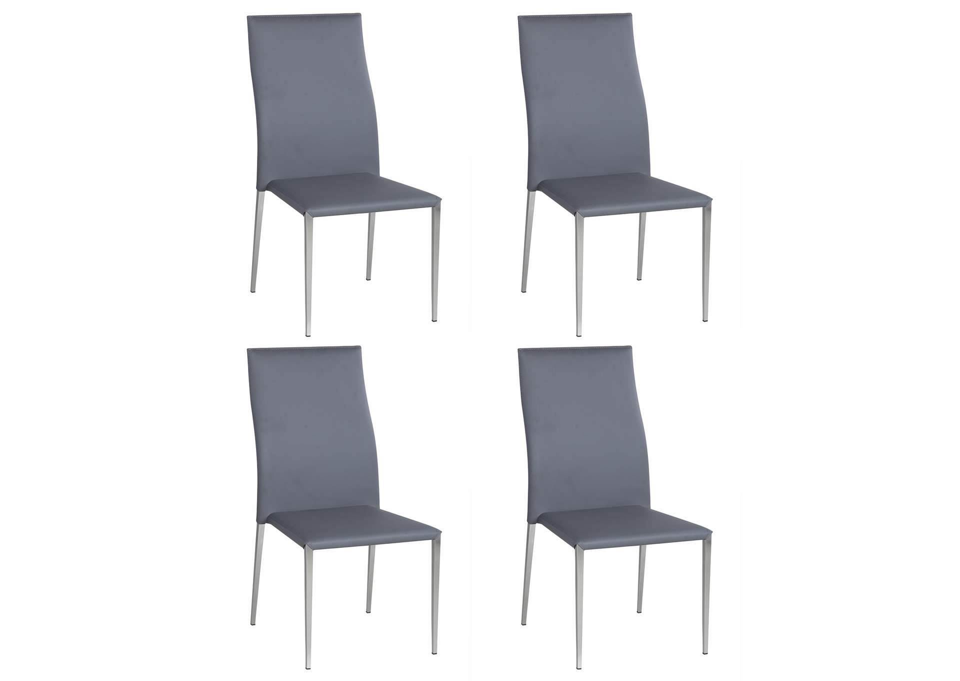 Contemporary Contour Back Stackable Side Chair image 9