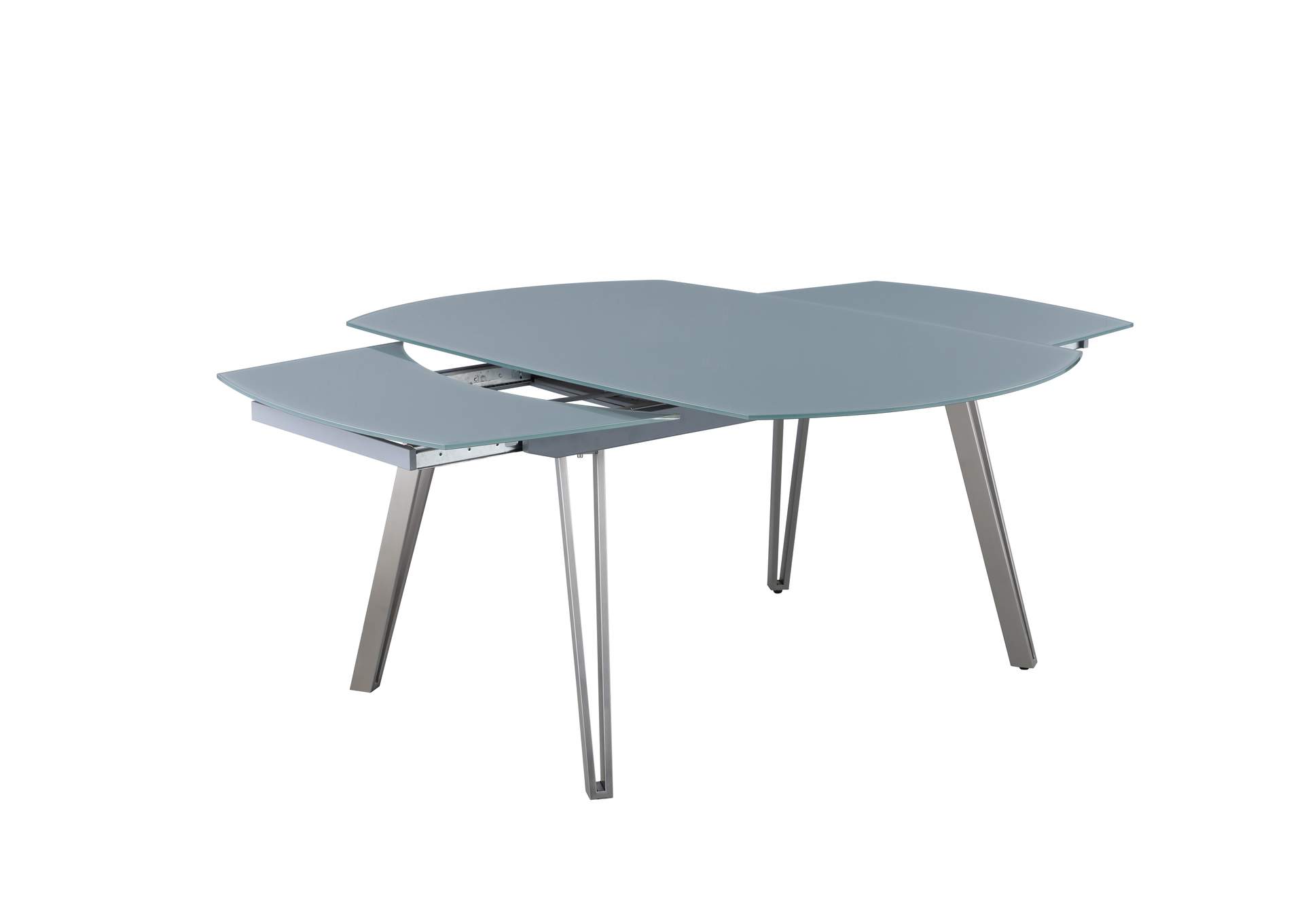 Contemporary Dining Set With Motion-Extendable Table & 4 Chairs image 6