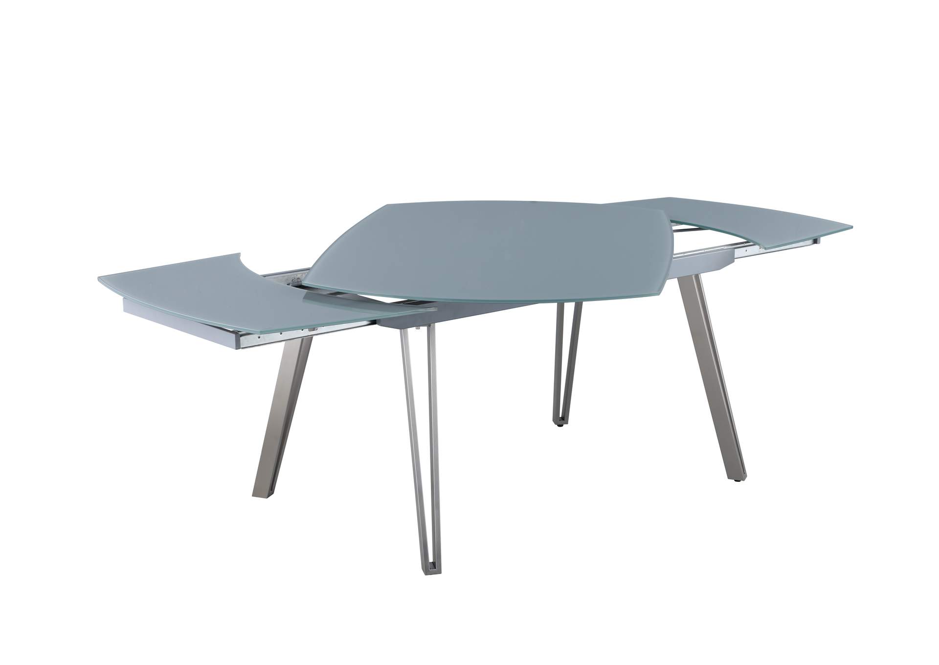 Contemporary Dining Set With Motion-Extendable Table & 4 Chairs image 7