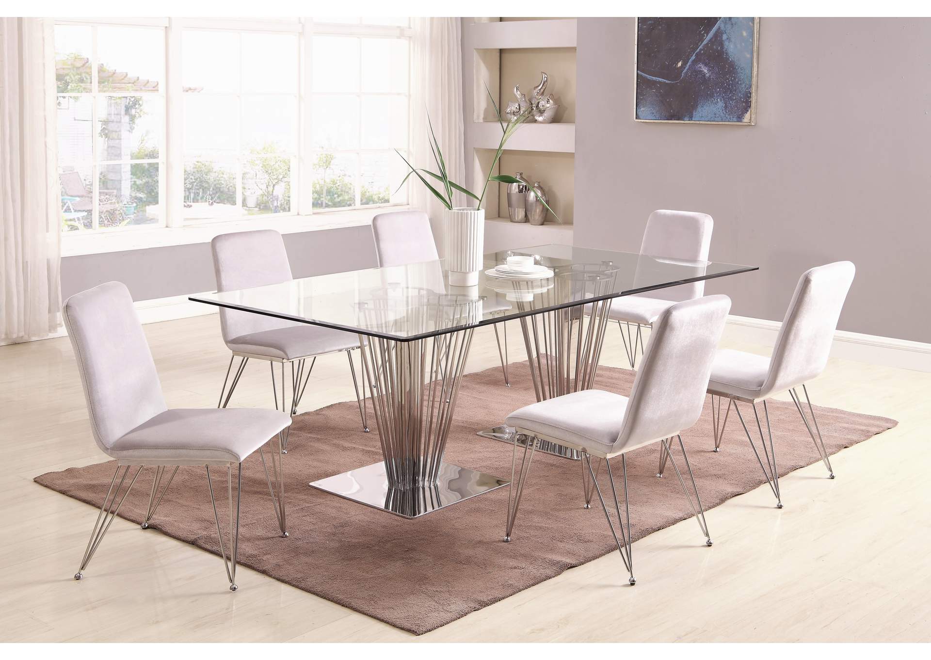 Contemporary Upholstered Side Chair image 1