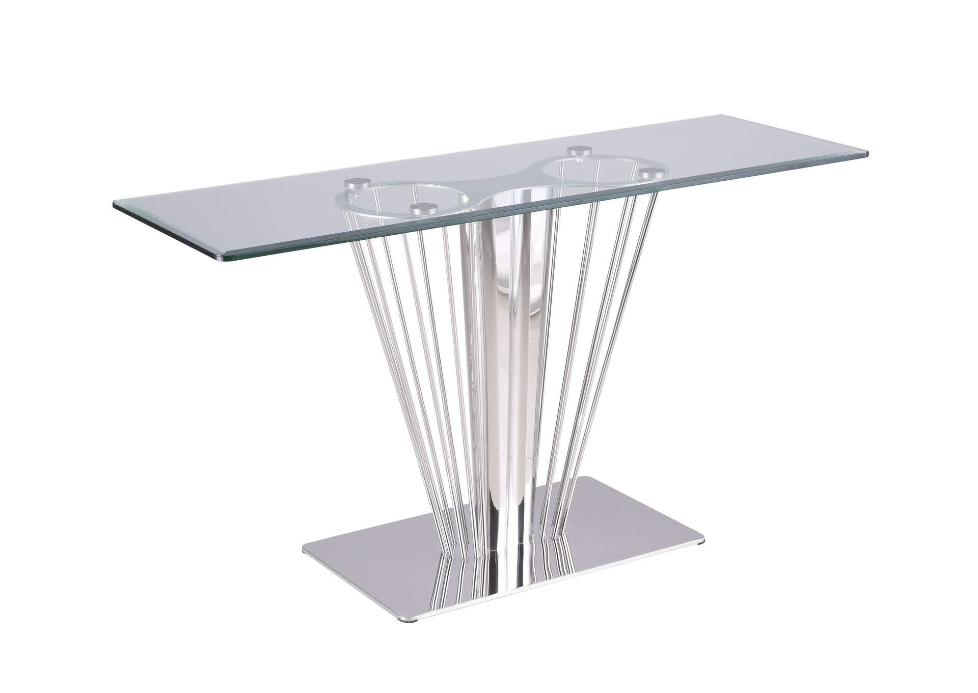 Contemporary Glass Sofa Table image 3