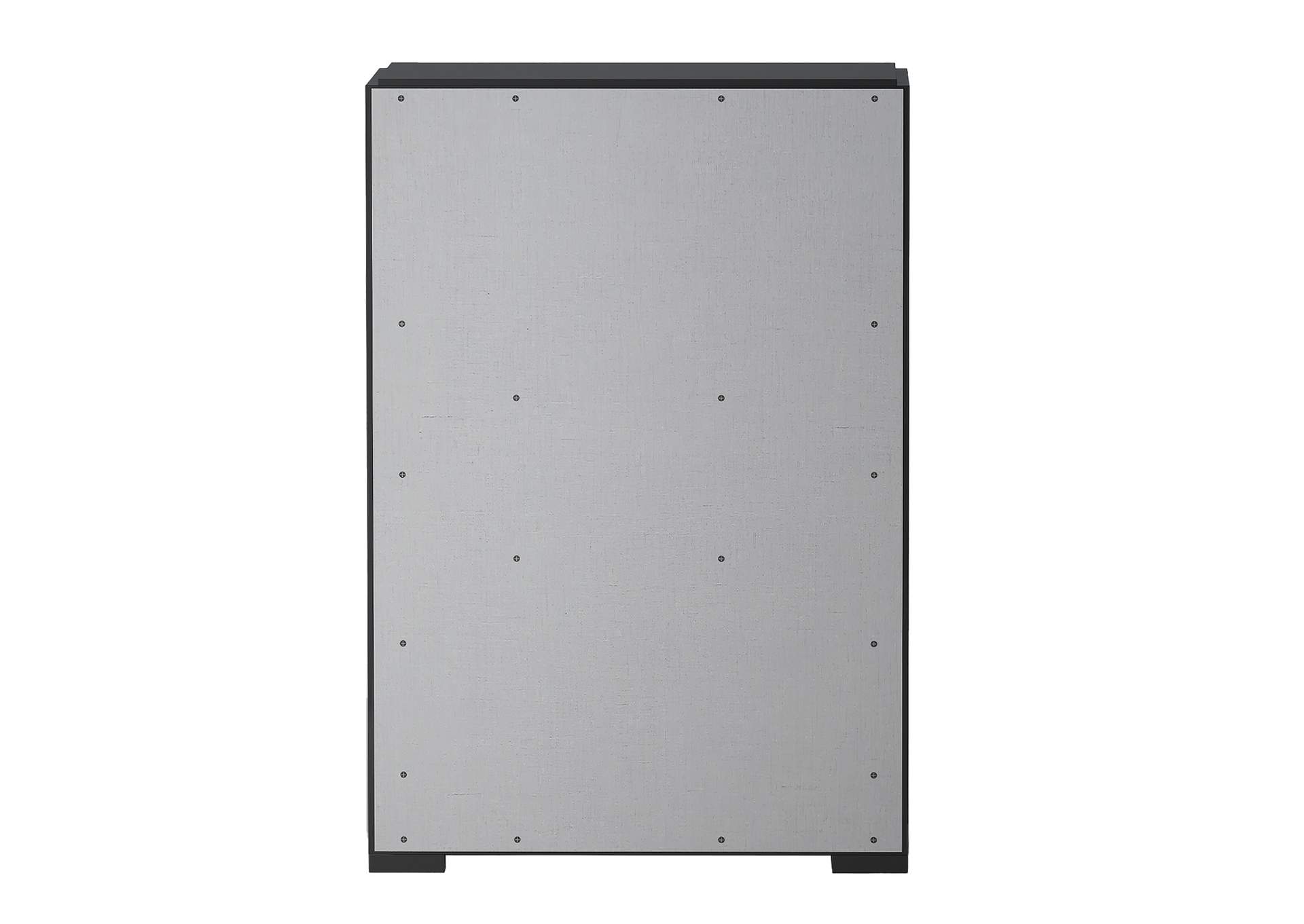 Modern 5-Drawer Gloss Black Bedroom Chest image 5