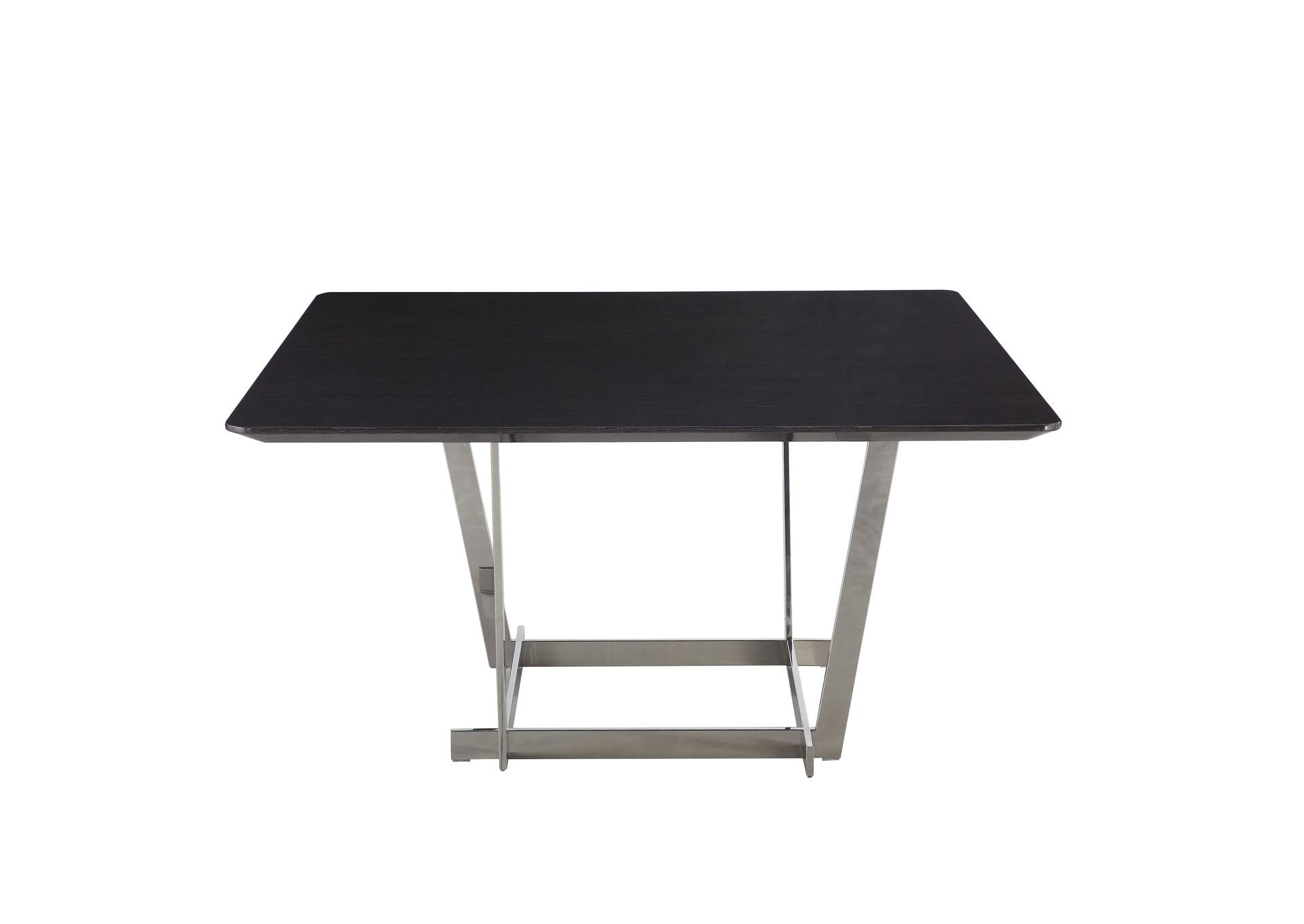 Contemporary Square Wooden Veneer Dining Table image 4