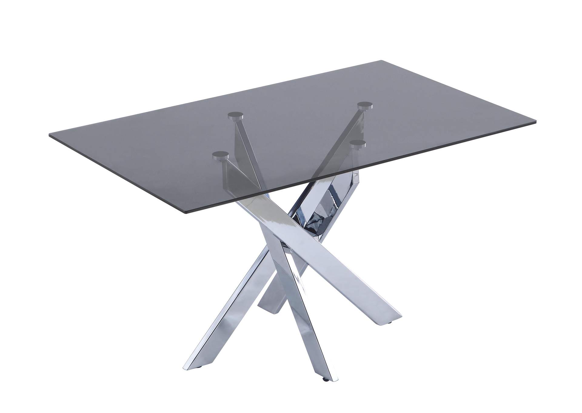 Modern Dining Set With Glass Top Table & Upholstered Nook image 9