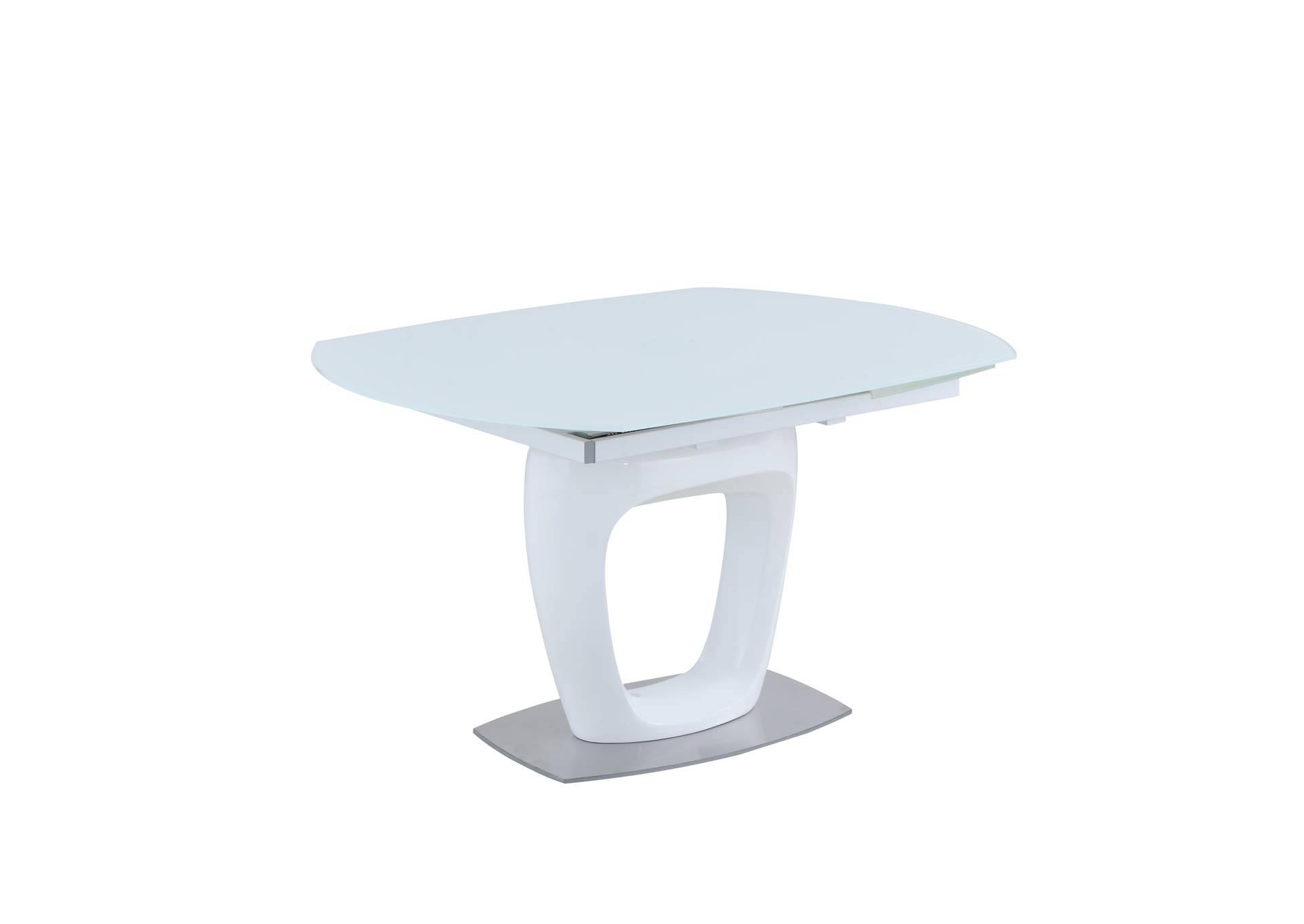 Contemporary Extendable Starphire Glass Dining Table image 3