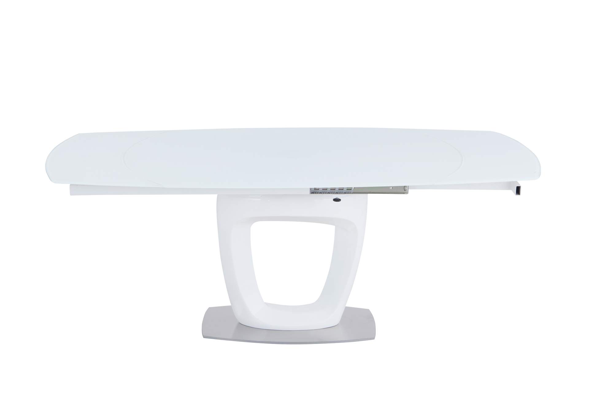 Contemporary Extendable Starphire Glass Dining Table image 7