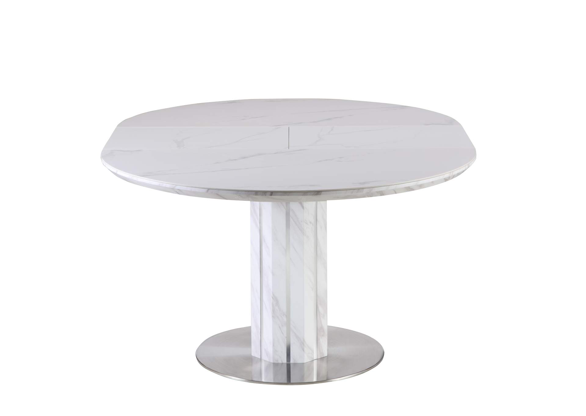 Dining Set With Butterfly-Extendable Marbleized Table & 4 Rocking Chairs image 9
