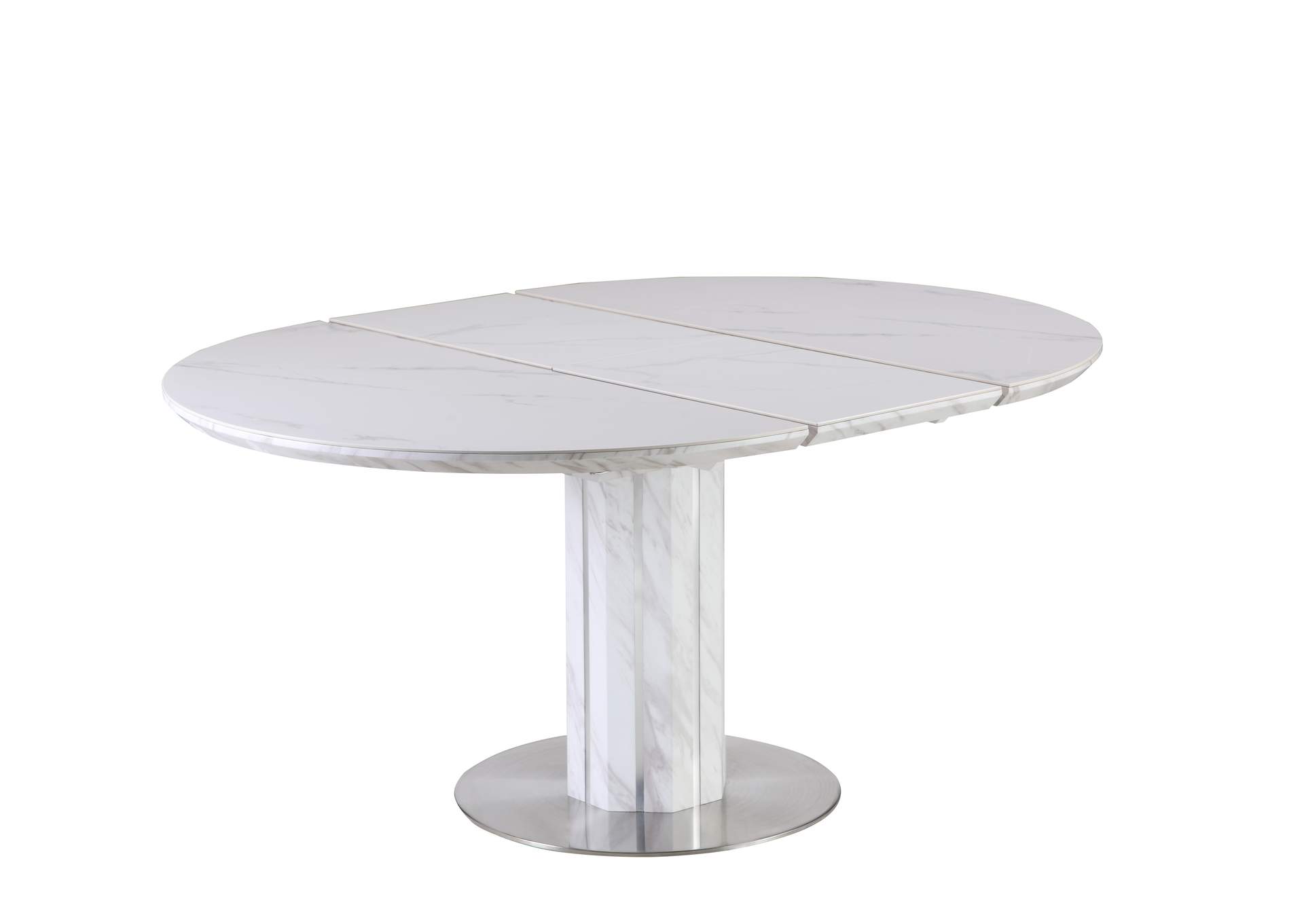 Dining Set With Butterfly-Extendable Marbleized Table & 4 Rocking Chairs image 10