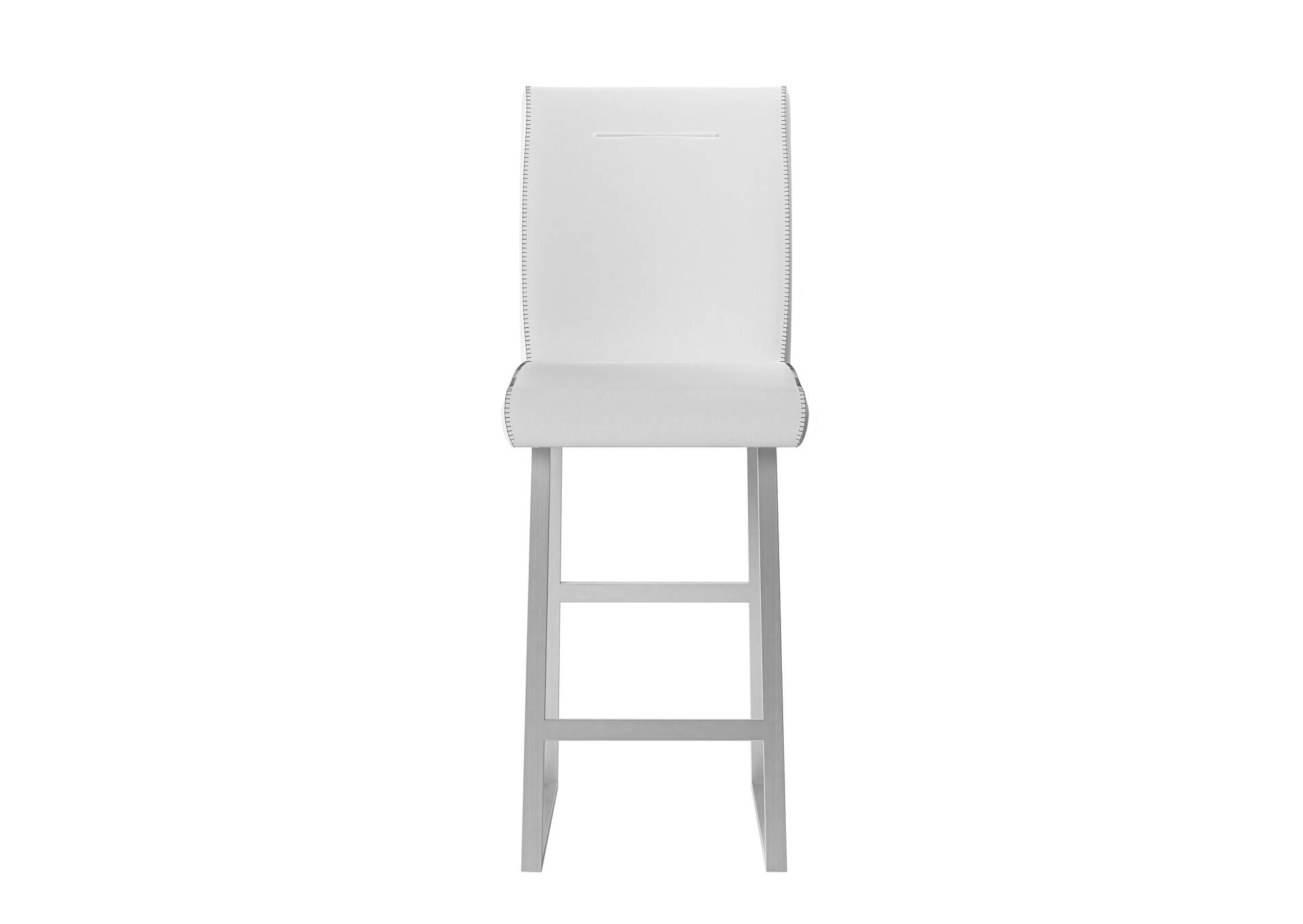 Contemporary Counter Height Stool With Highlight Stitching image 4