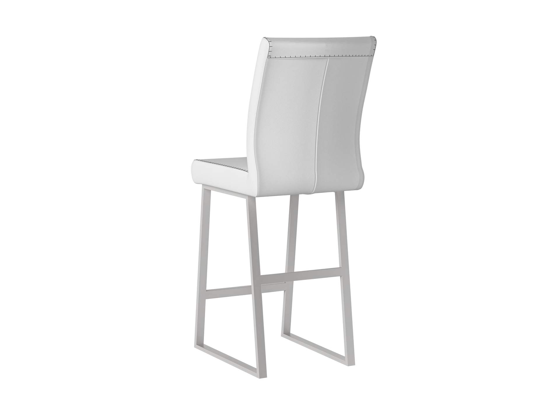 Contemporary Counter Height Stool With Highlight Stitching image 6