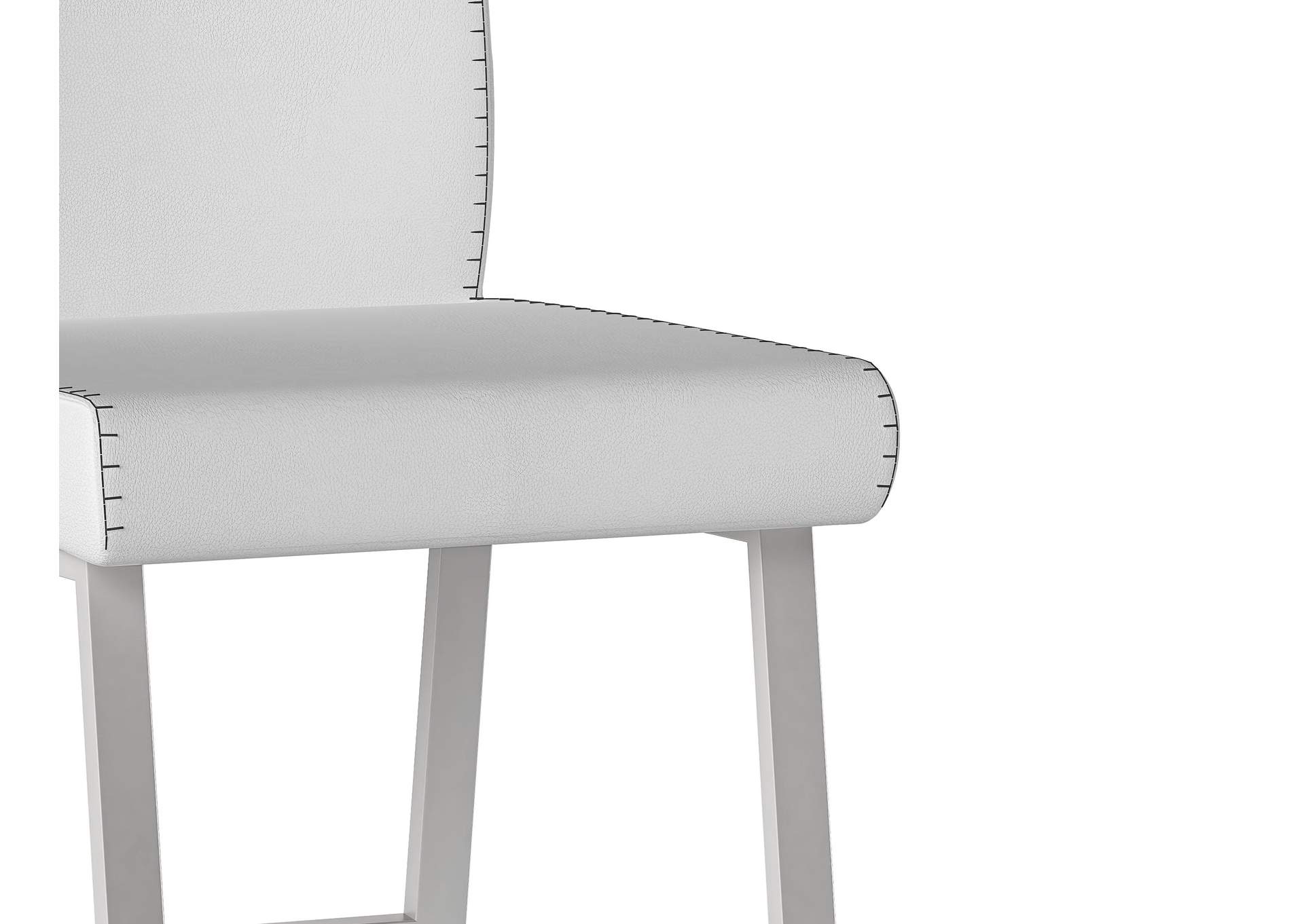 Contemporary Counter Height Stool With Highlight Stitching image 7