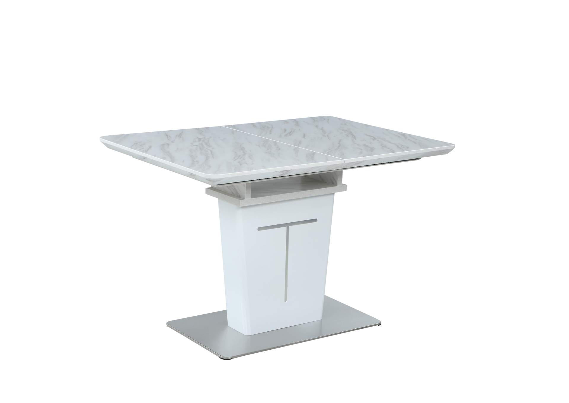 Contemporary Extendable Melamine Dining Table image 3