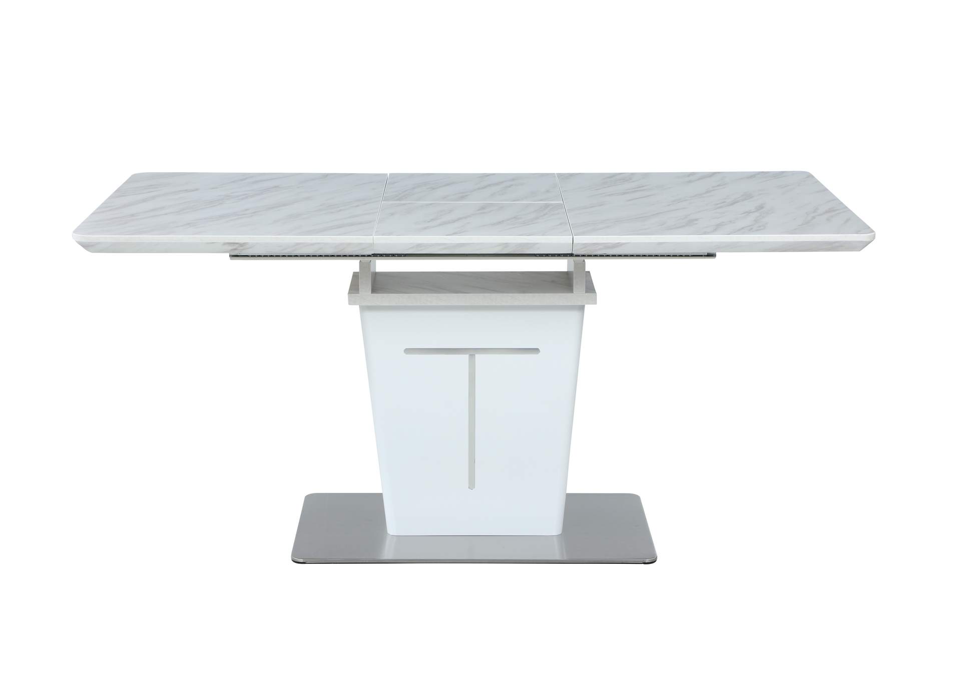 Contemporary Extendable Melamine Dining Table image 4