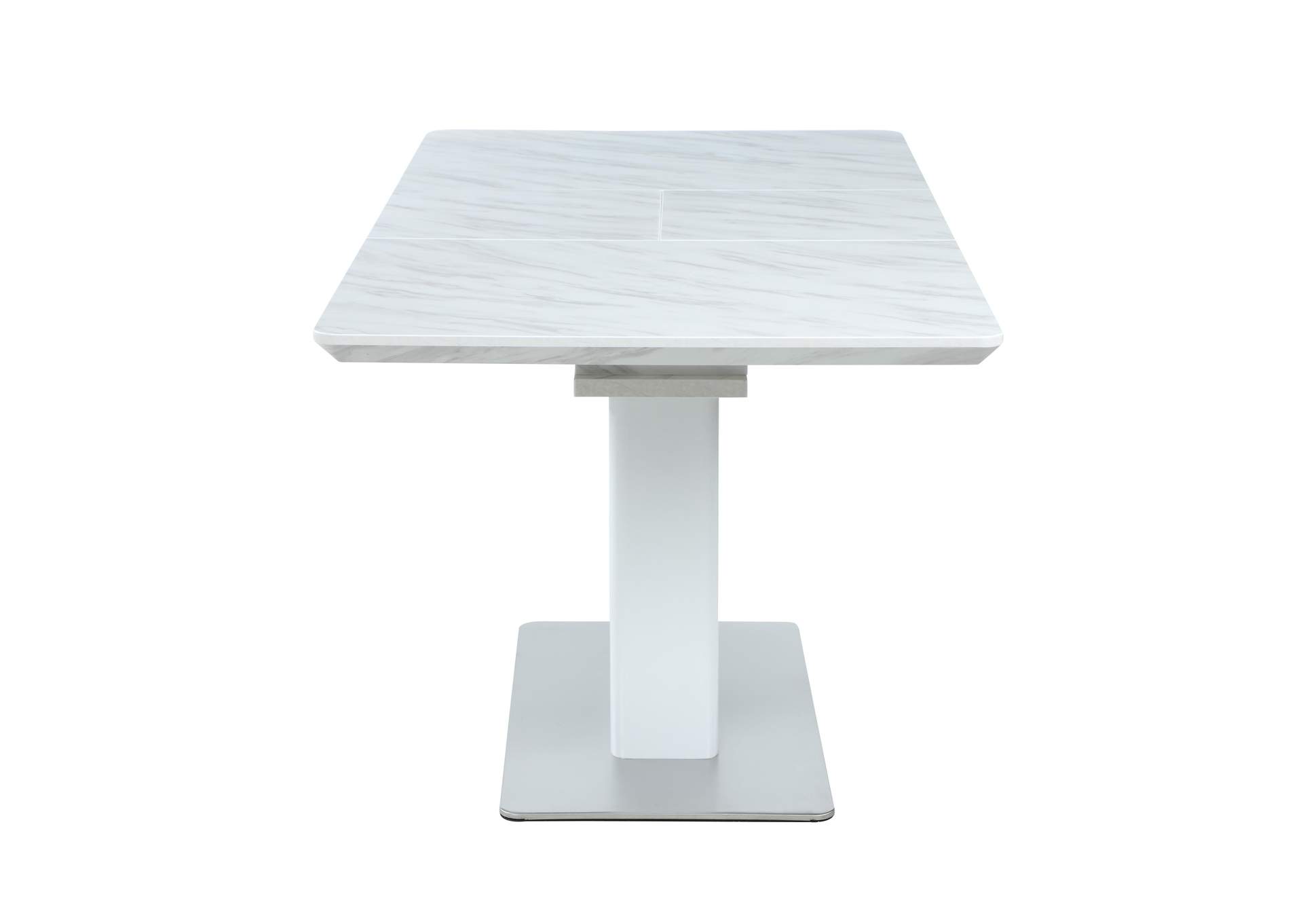 Contemporary Extendable Melamine Dining Table image 5