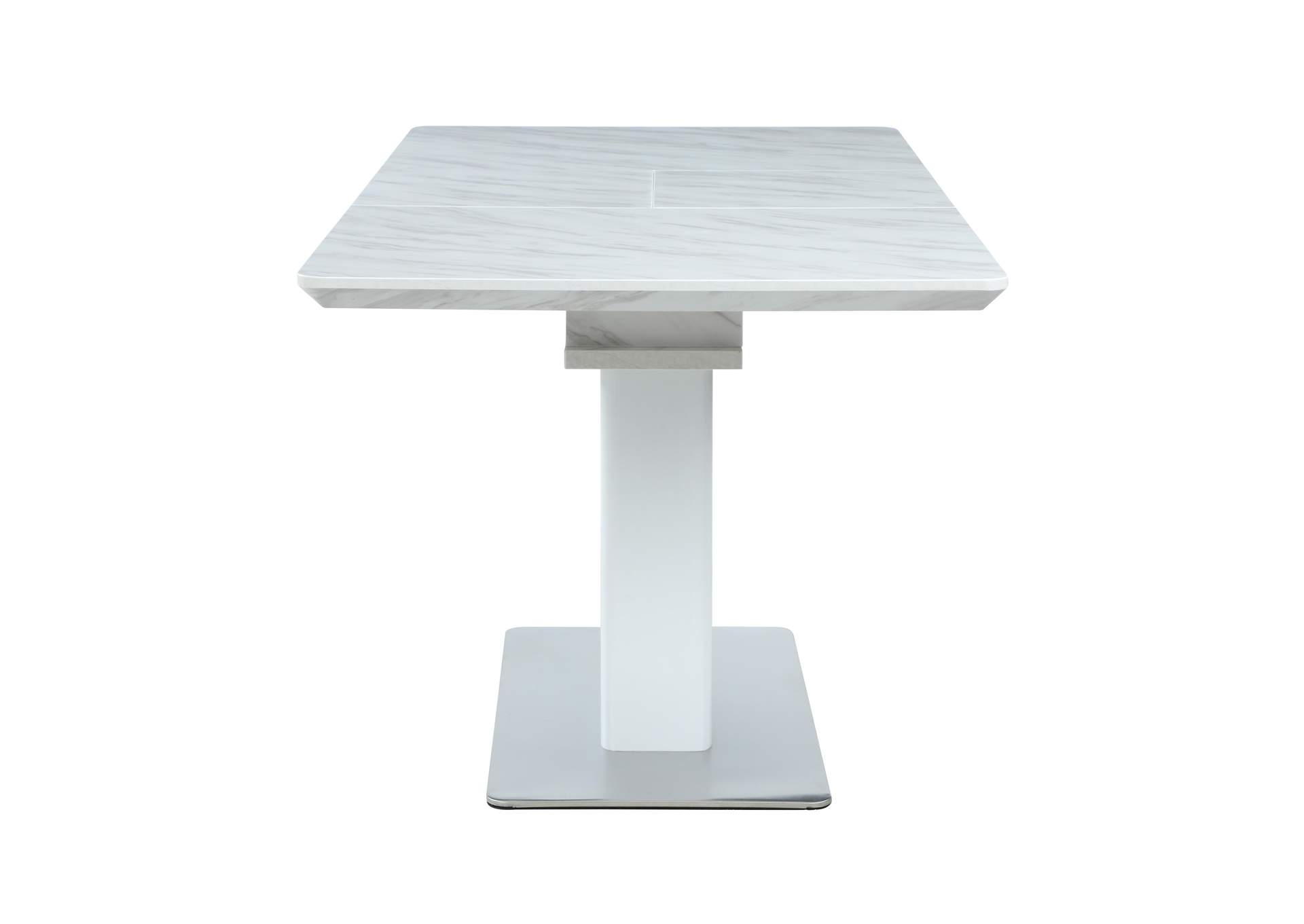 Contemporary Extendable Melamine Dining Table image 6
