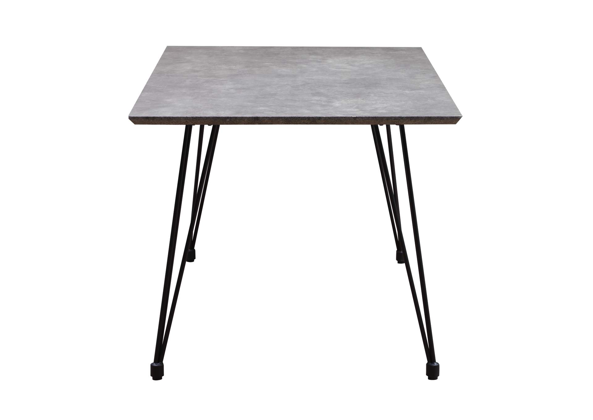 Contemporary Rectangular Dining Table With Laminated Wooden Top image 5