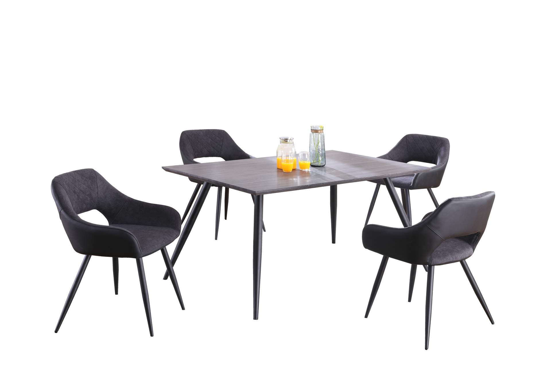 Contemporary Dining Set With Table & Chairs image 3