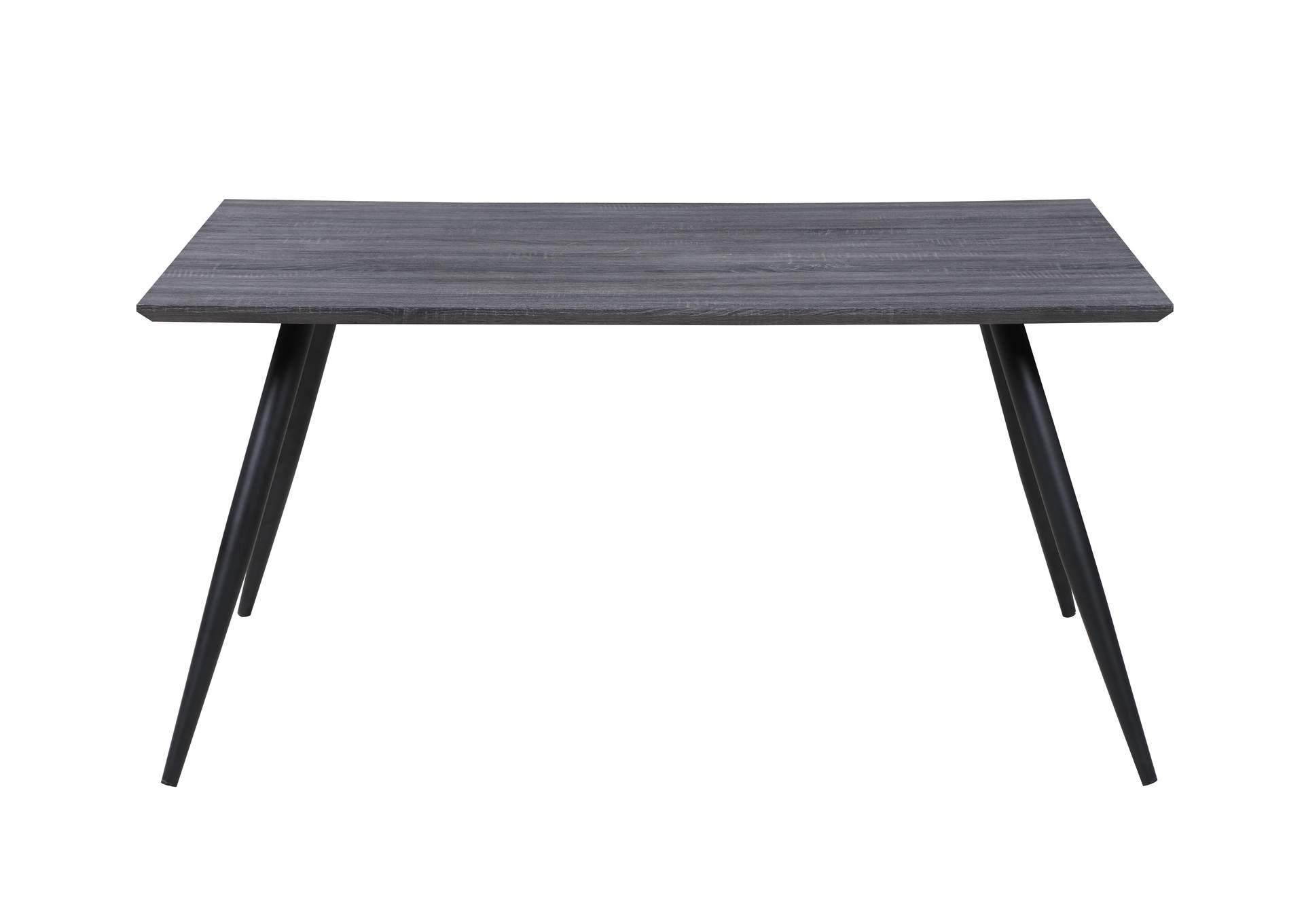 Contemporary Dining Table With Melamine Wooden Top image 4