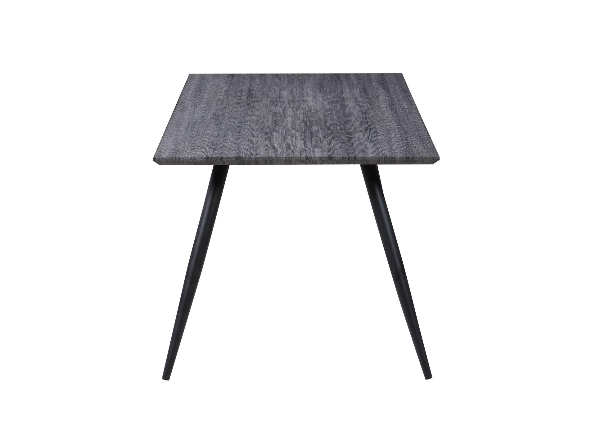 Contemporary Dining Table With Melamine Wooden Top image 5