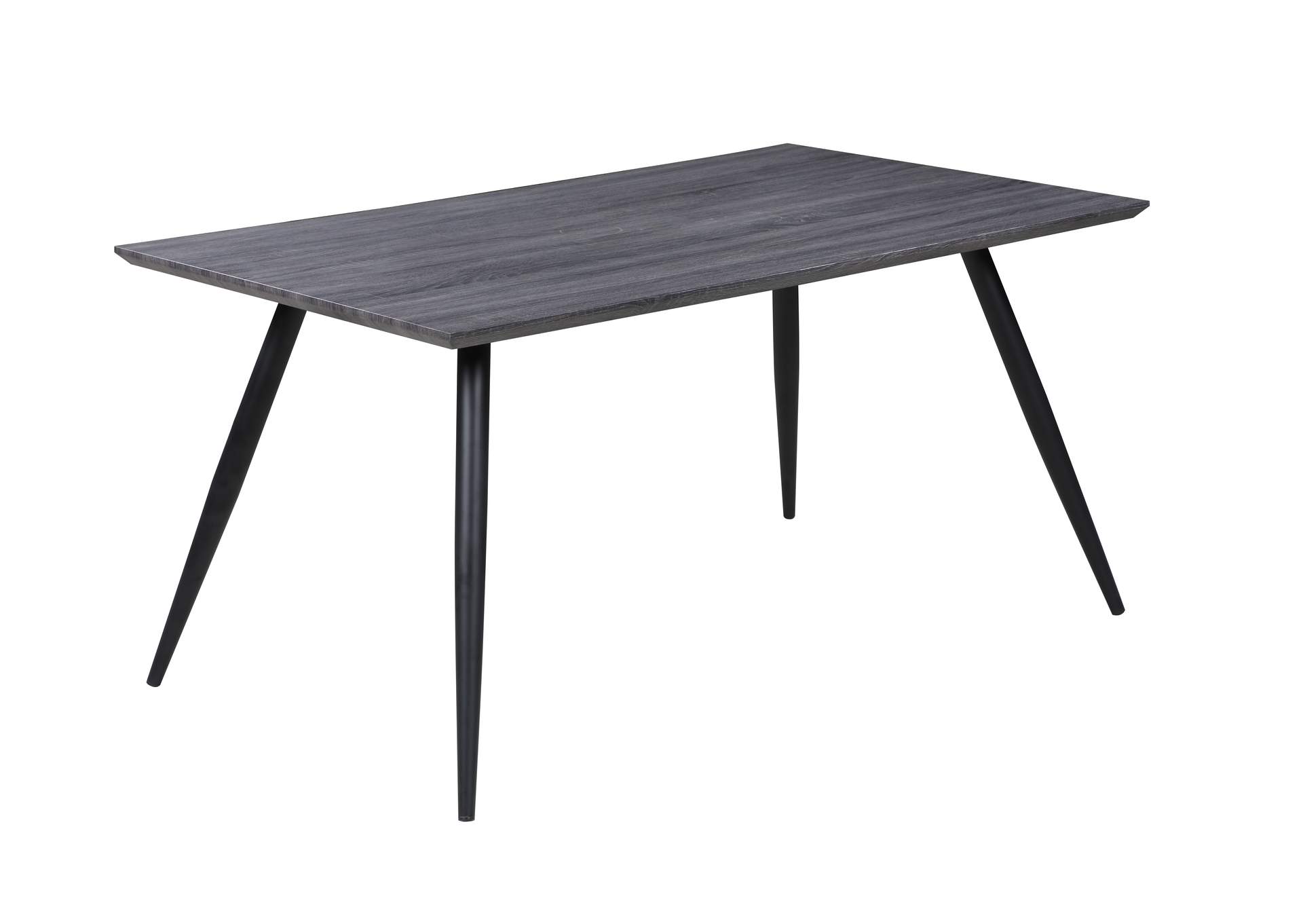 Contemporary Dining Table With Melamine Wooden Top image 3