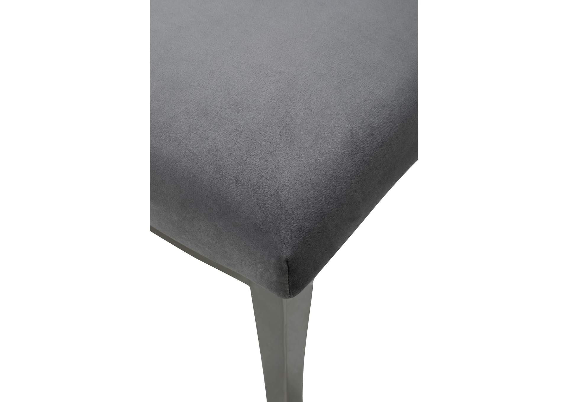 High Back Upholstered Chair With Stainless Steel Frame image 8