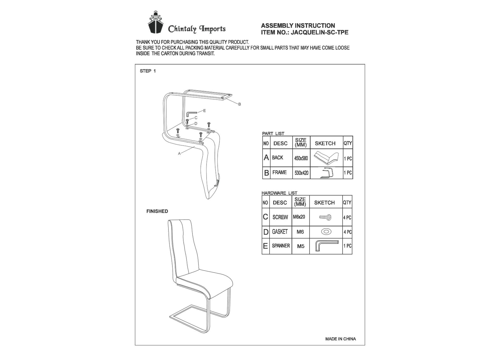 Contemporary Handle-Back Cantilever Side image 6