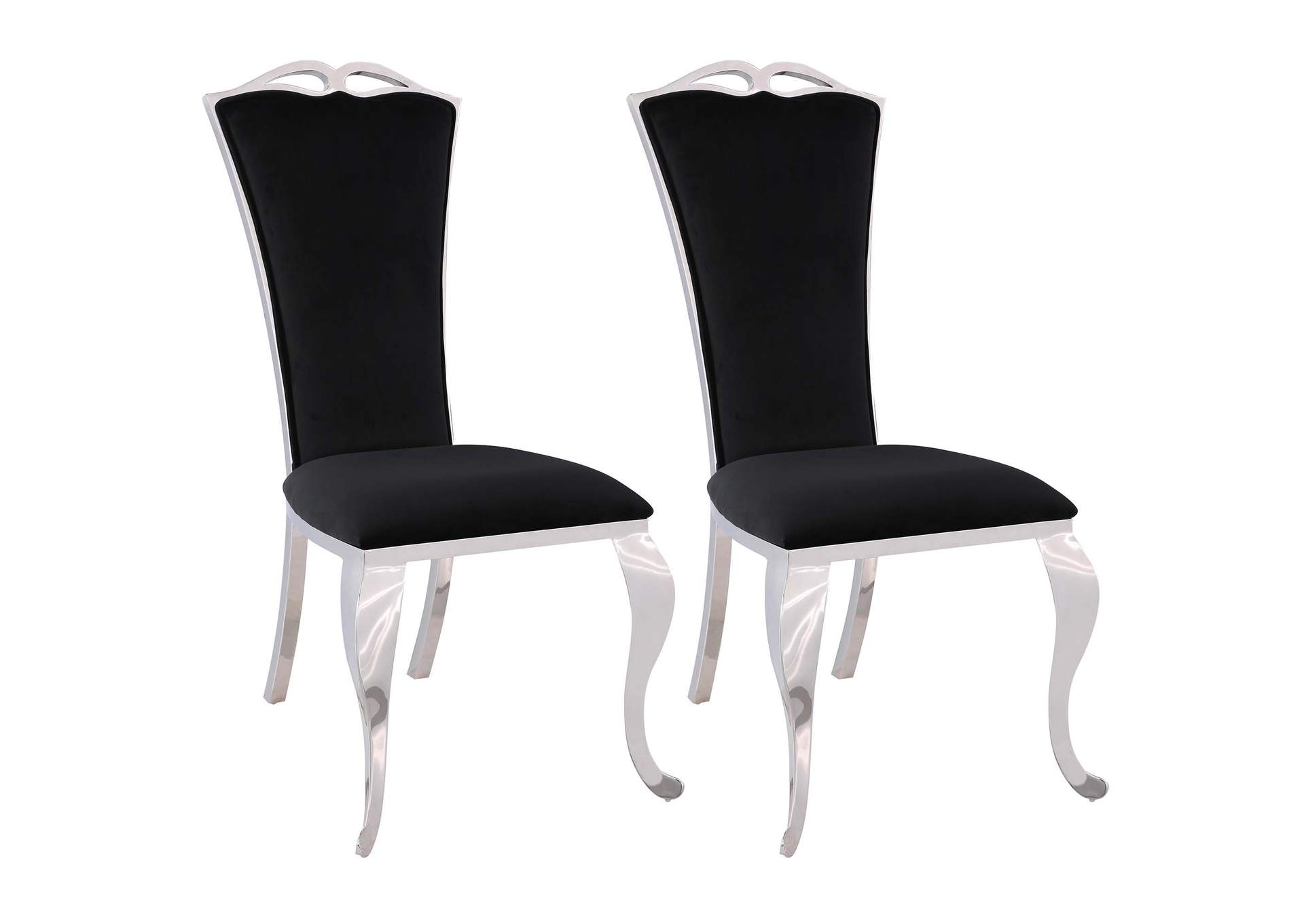 Modern Tall-Back Side Chair With Cabriole Legs image 9