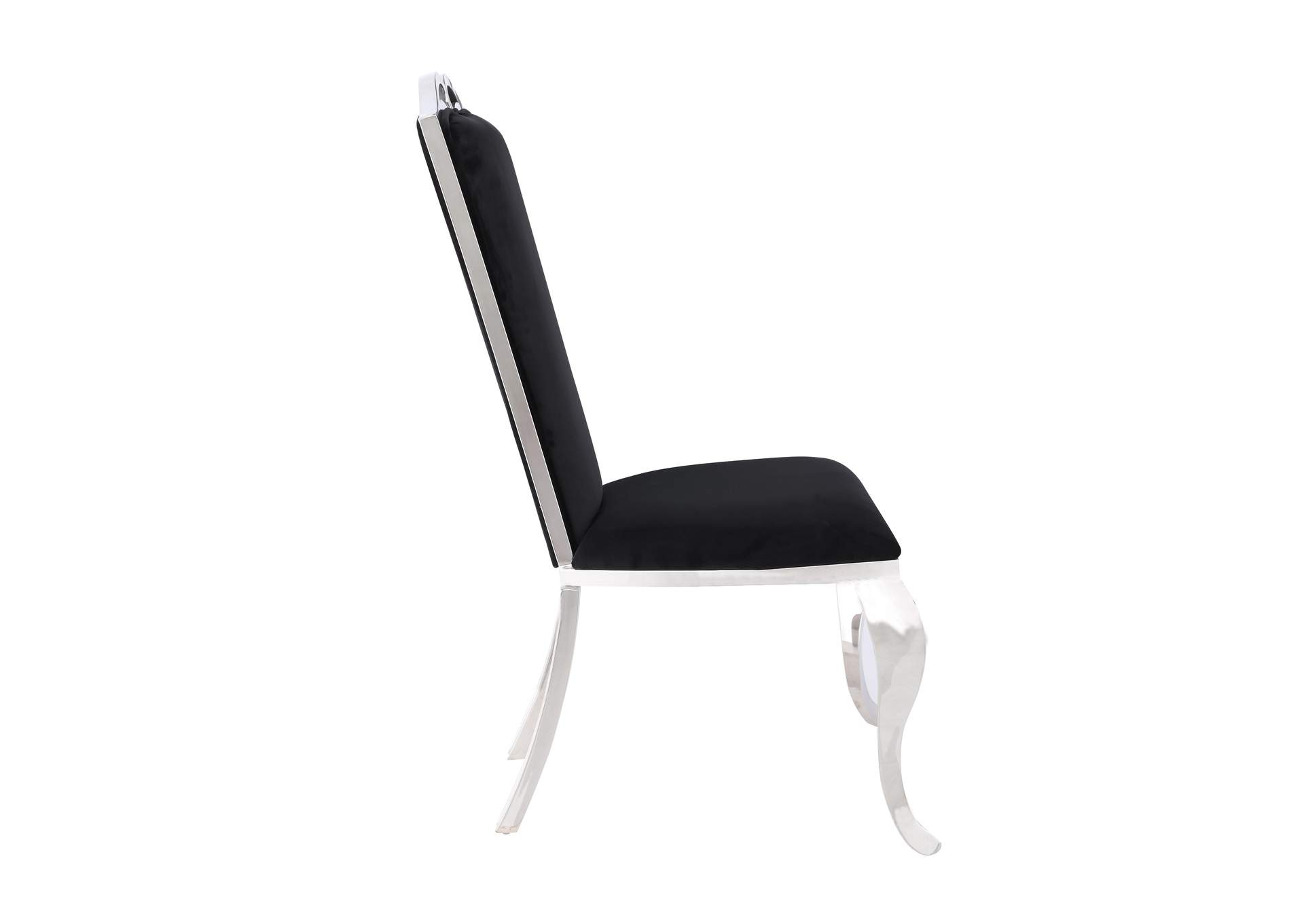 Modern Tall-Back Side Chair With Cabriole Legs image 7