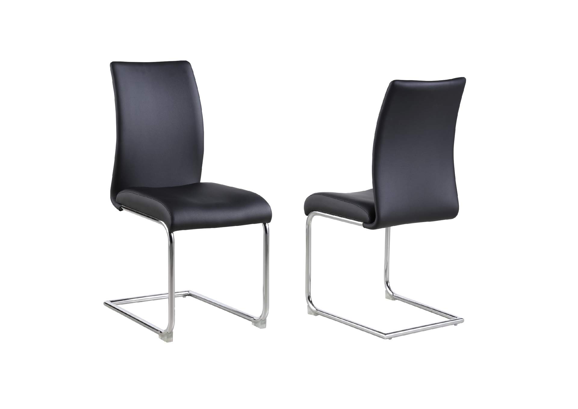 Modern Contour Back Cantilever Side Chair image 9