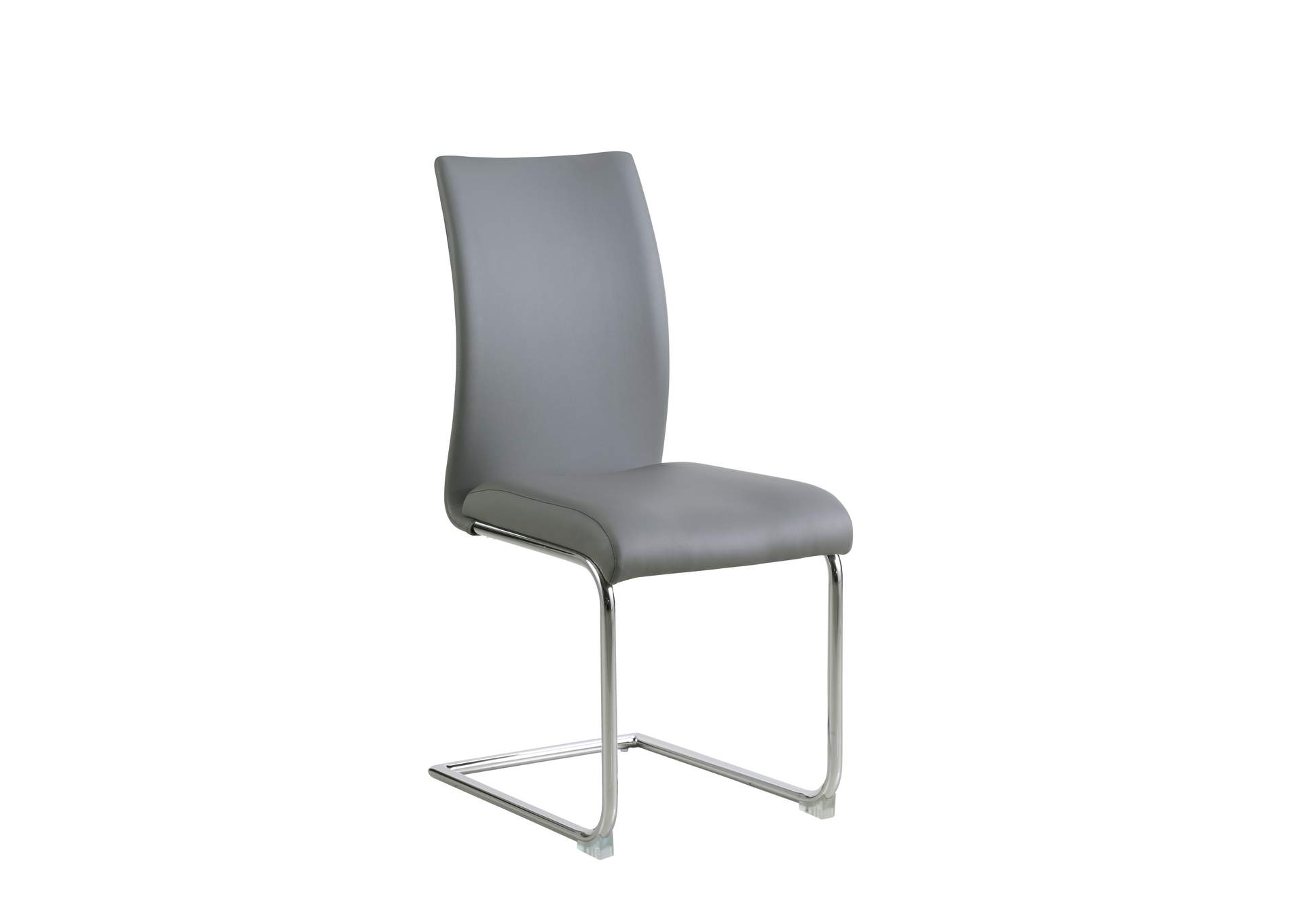 Dining Set With Contemporary Glass Table & Modern Upholstered Chairs image 7
