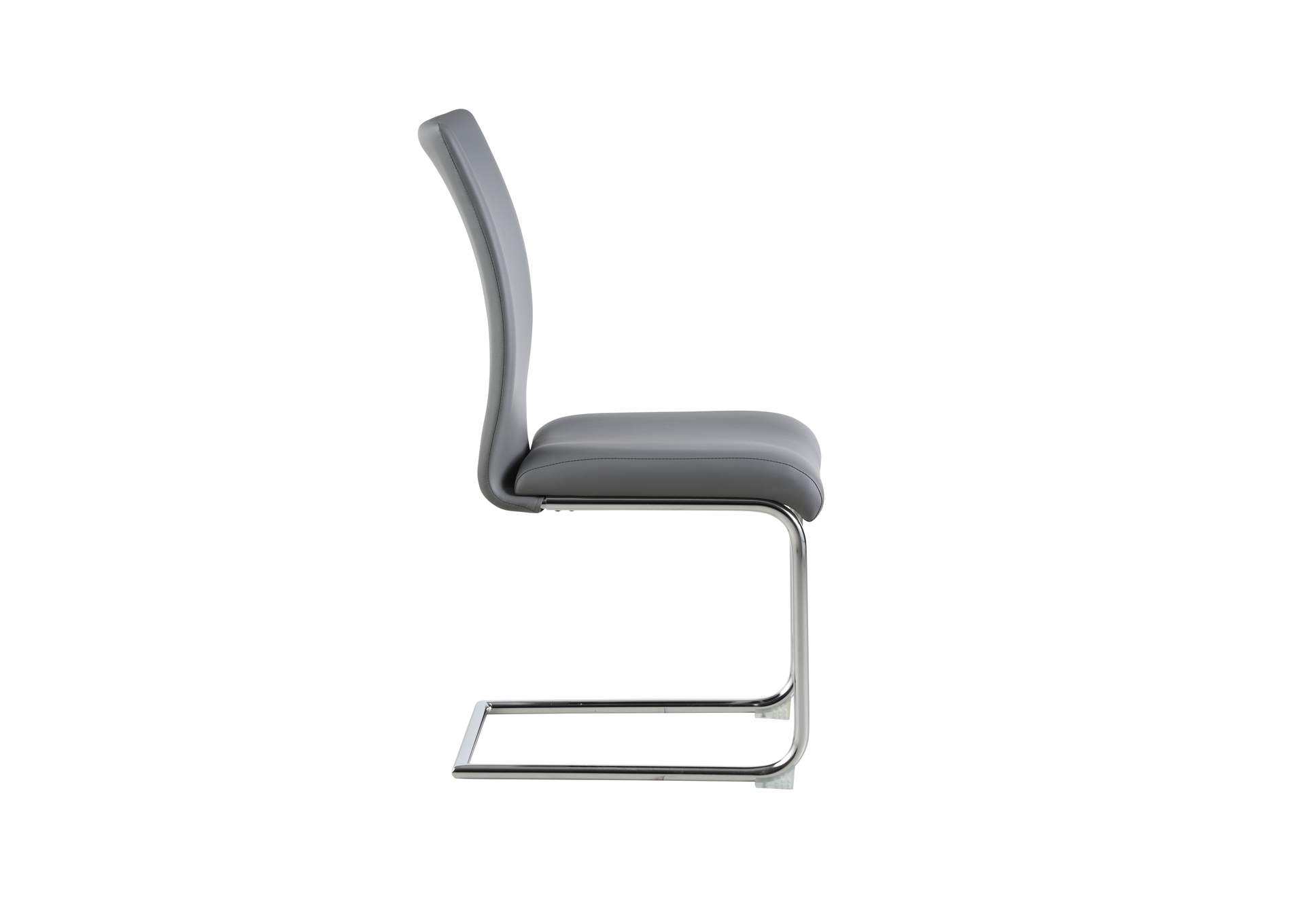 Dining Set With Contemporary Glass Table & Modern Upholstered Chairs image 11