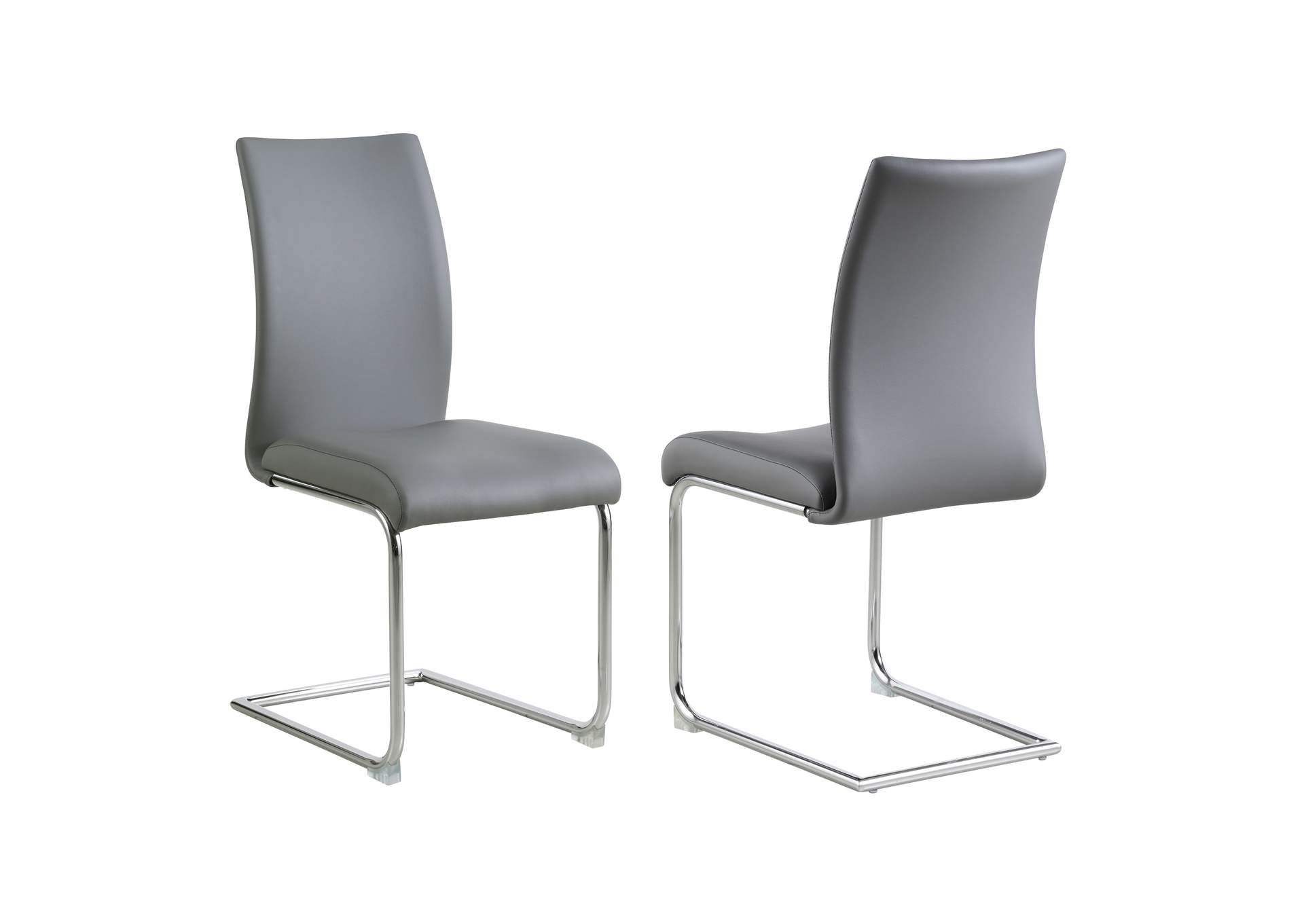 Modern Contour Back Cantilever Side Chair image 9