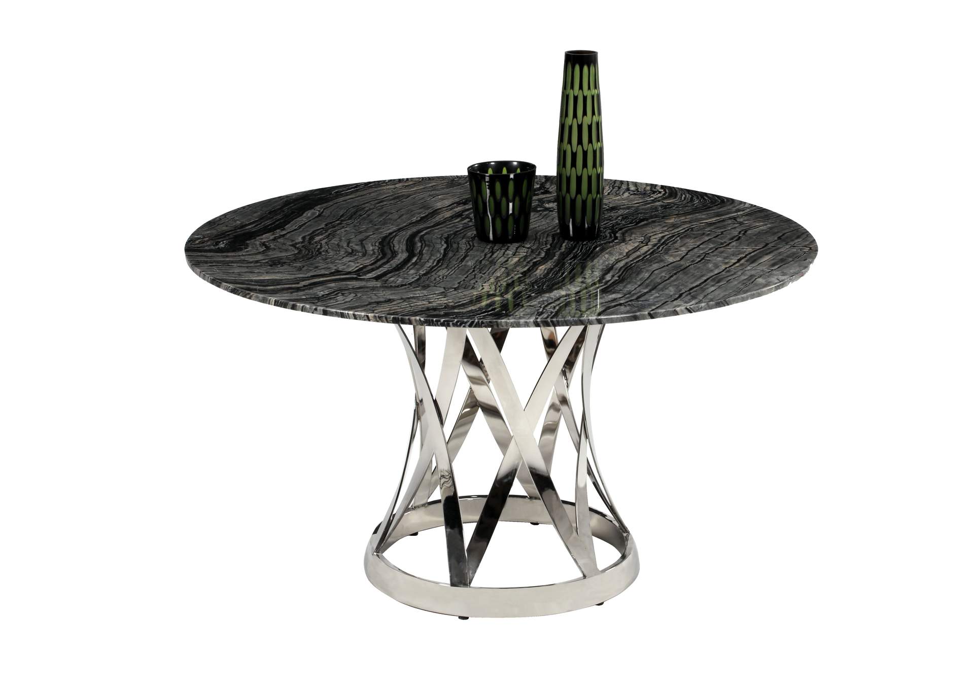 Dining Set With Marble Top Table & 4 Cantilever Chairs image 4