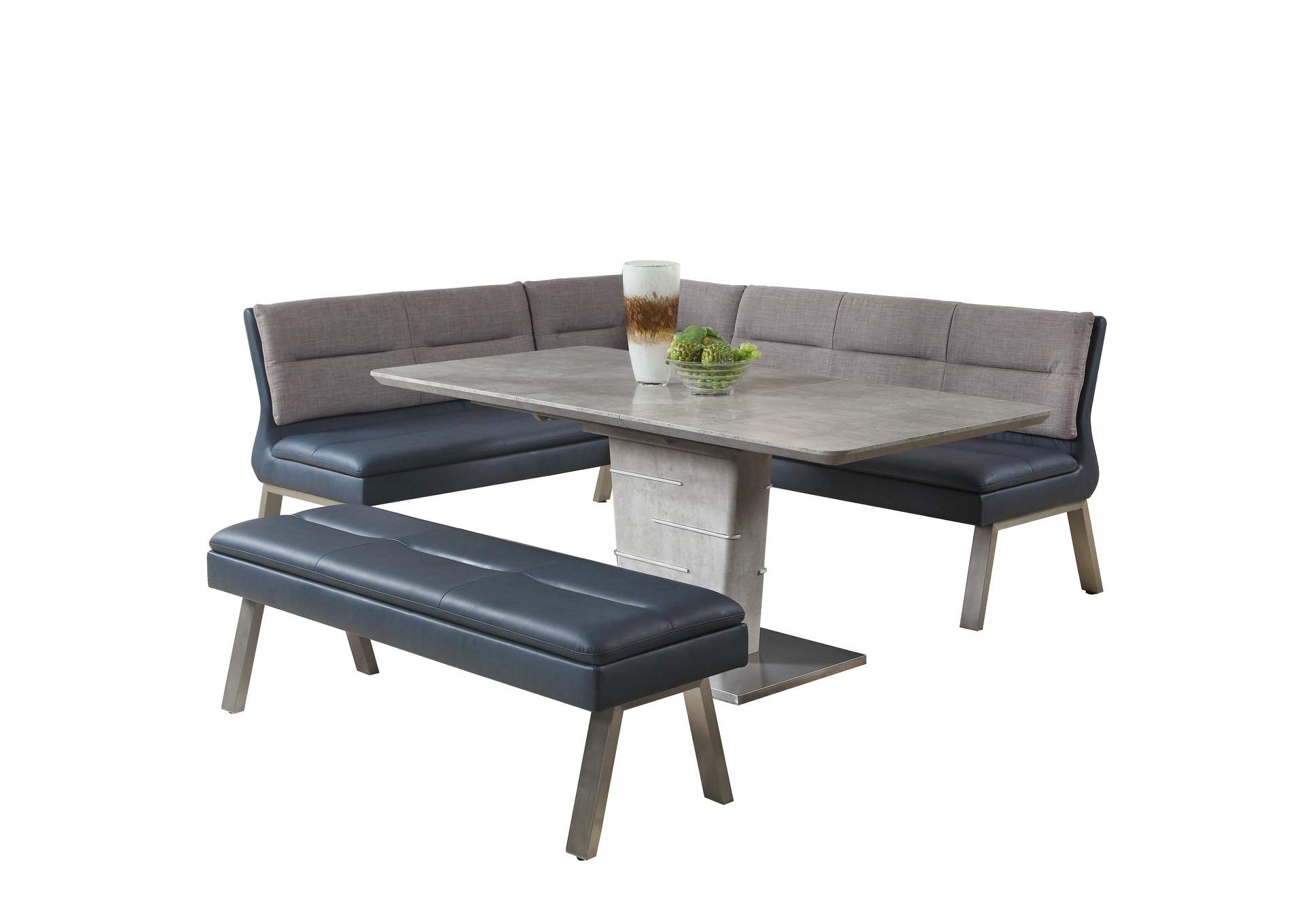 Dining Set With Extendable Table , Reversible Nook & Bench image 3