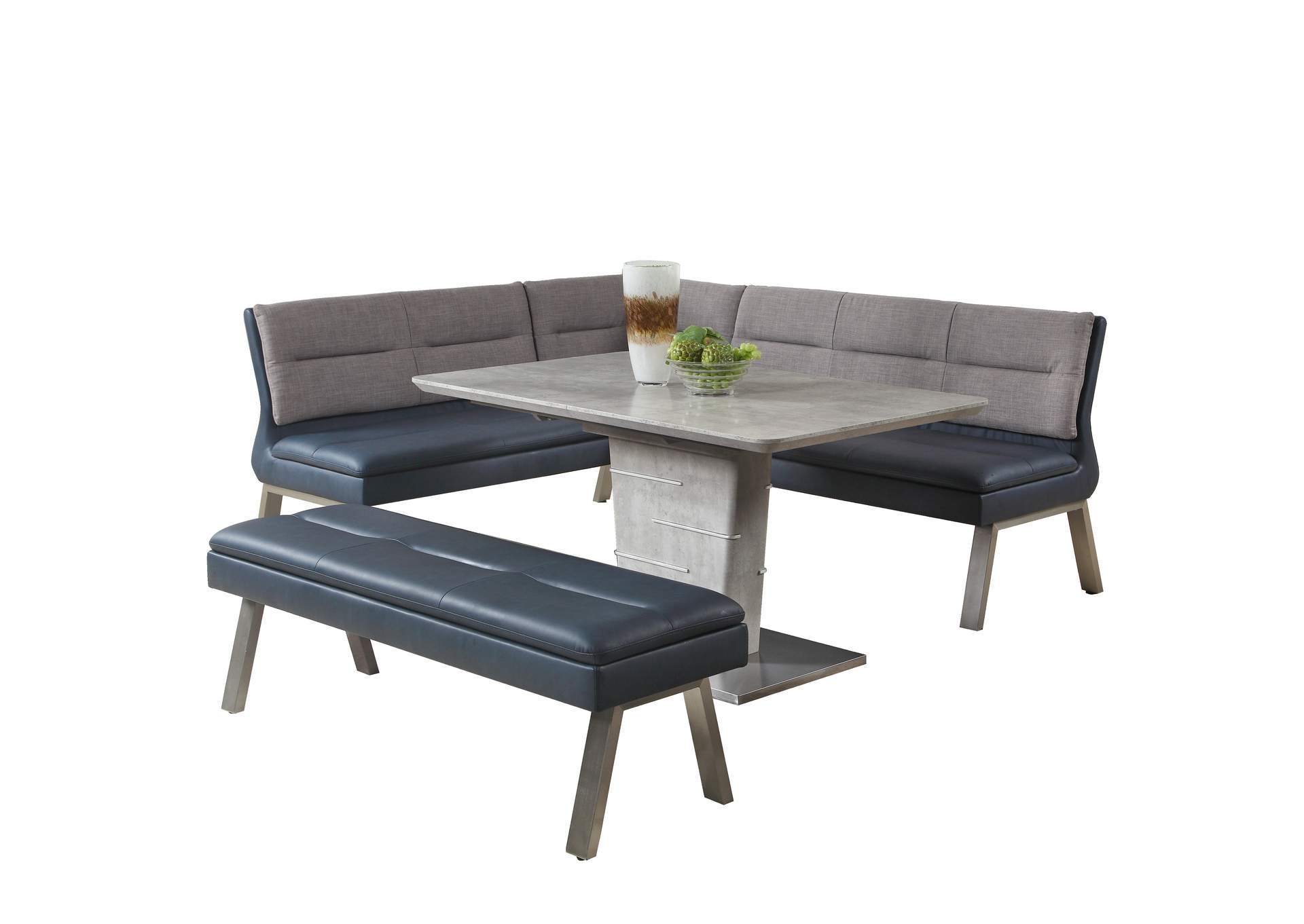 Dining Set With Extendable Table , Reversible Nook & Bench image 4