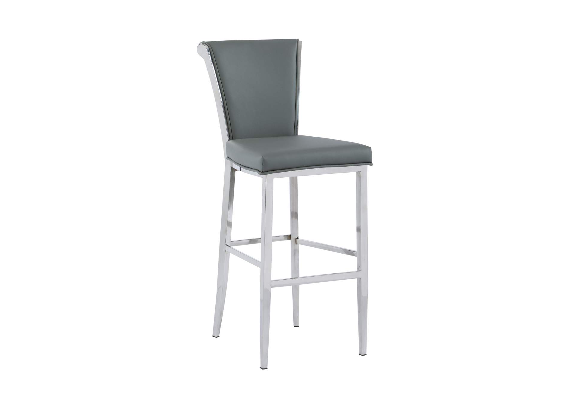 Contemporary Flare Back Bar Stool image 1
