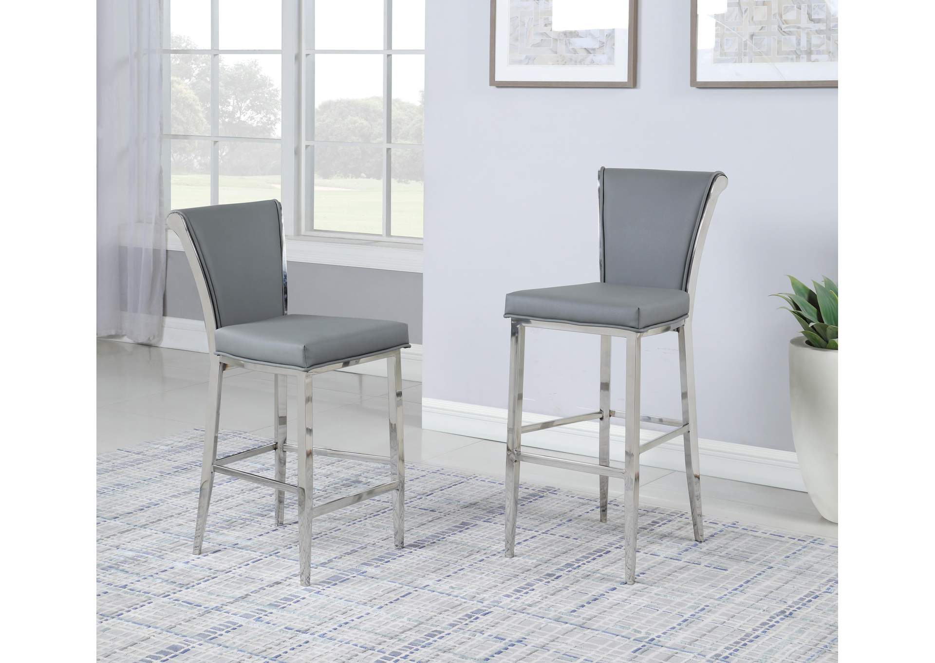 Contemporary Flare Back Counter Stool image 3