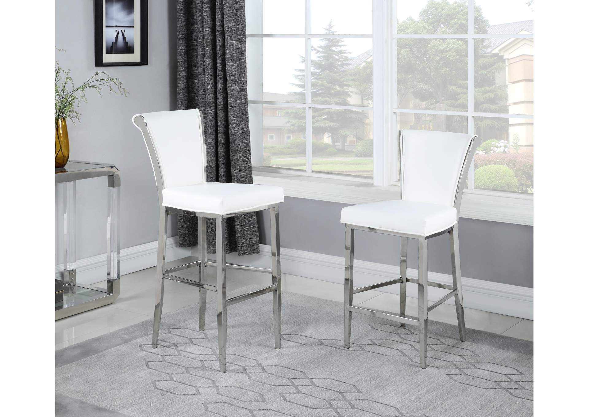 Contemporary Flare Back Counter Stool image 3