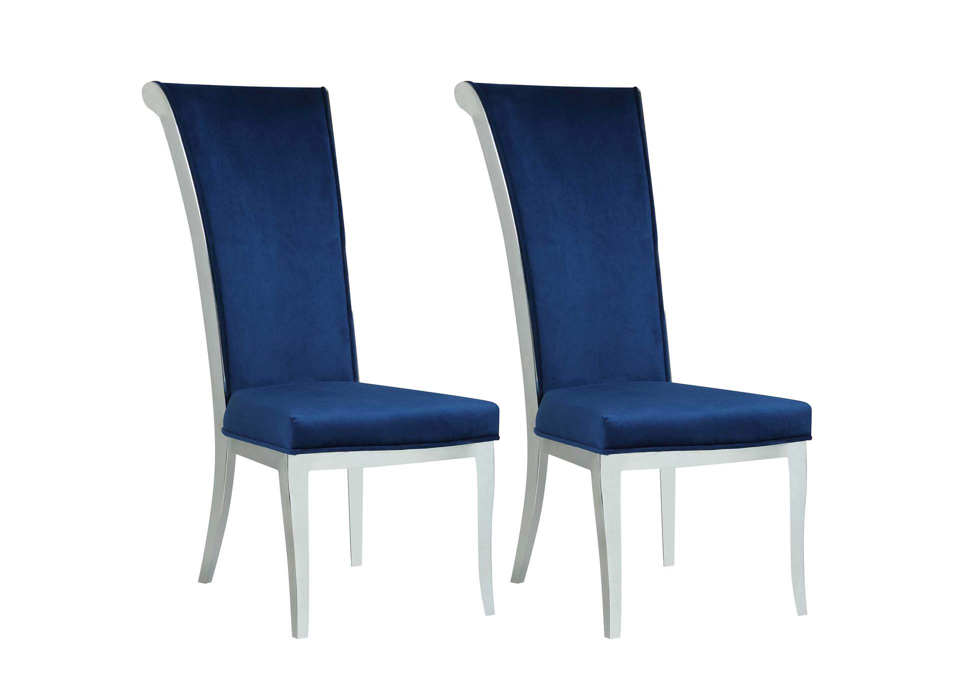 Contemporary Tall Roll Back Side Chair image 9