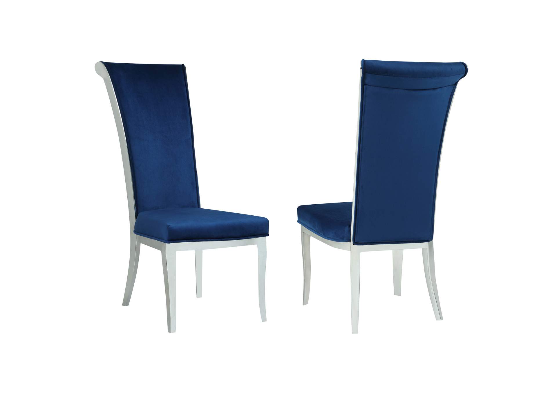 Contemporary Tall Roll Back Side Chair image 7