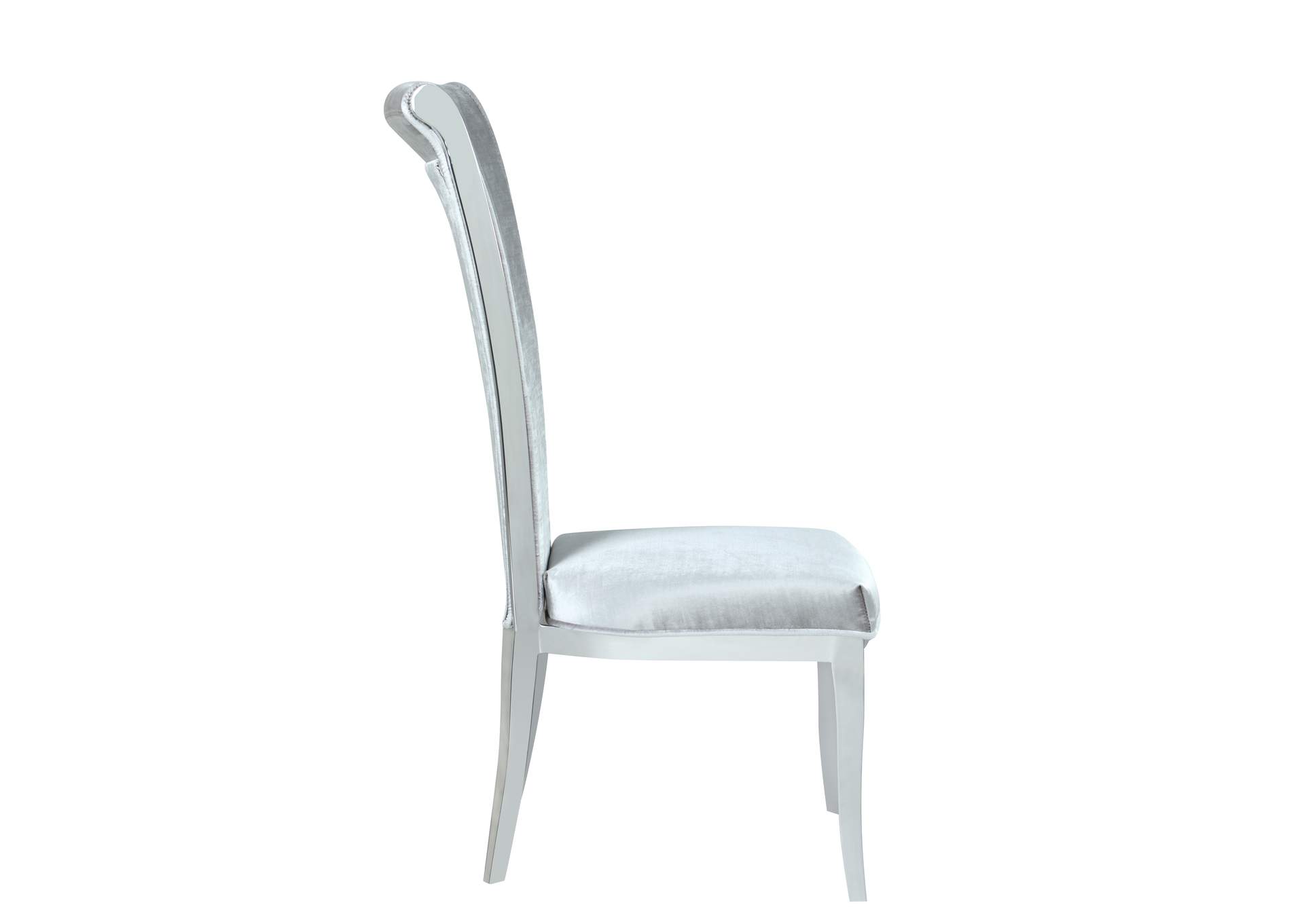 Contemporary Tall Roll Back Side Chair image 6