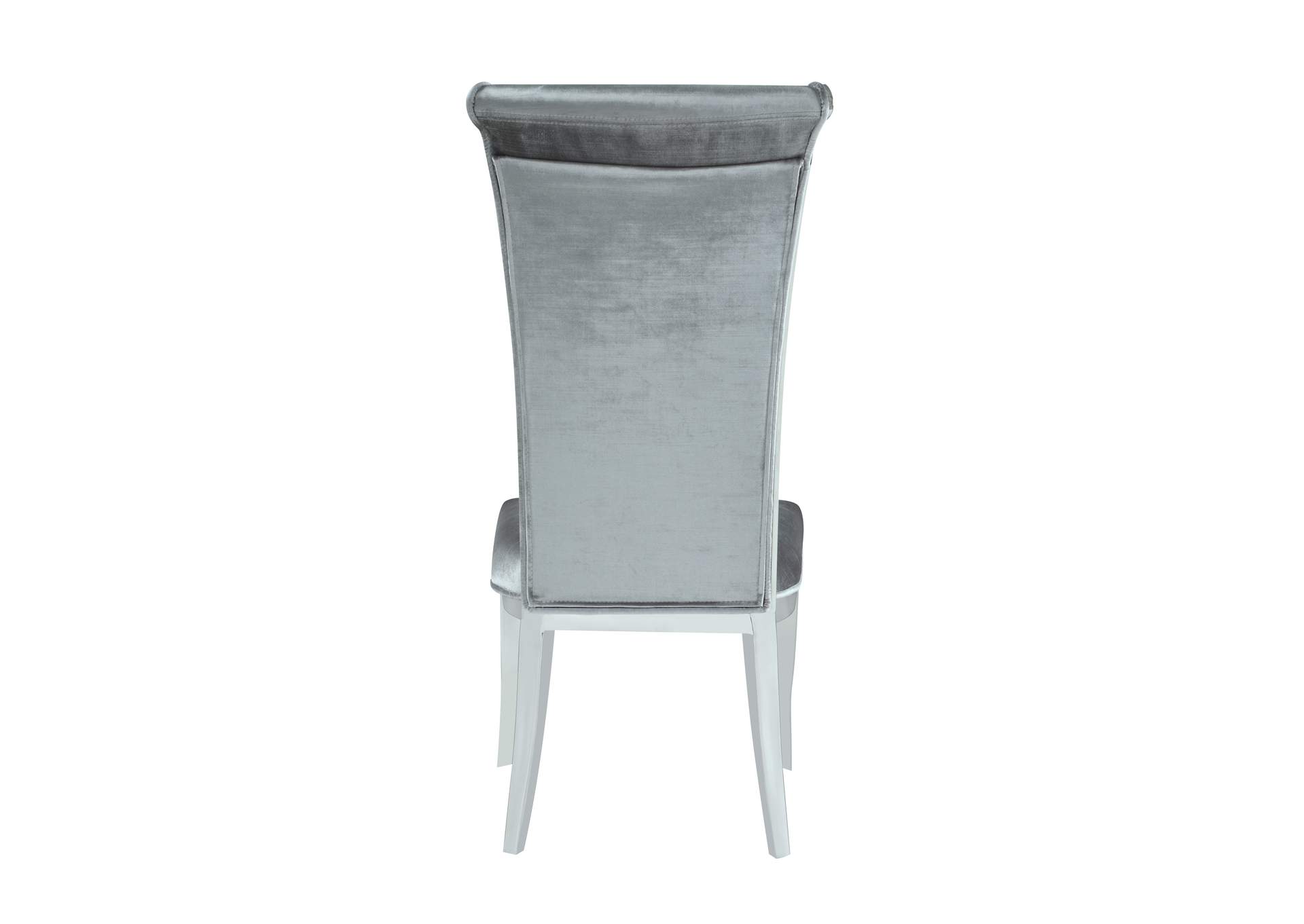 Contemporary Tall Roll Back Side Chair image 7