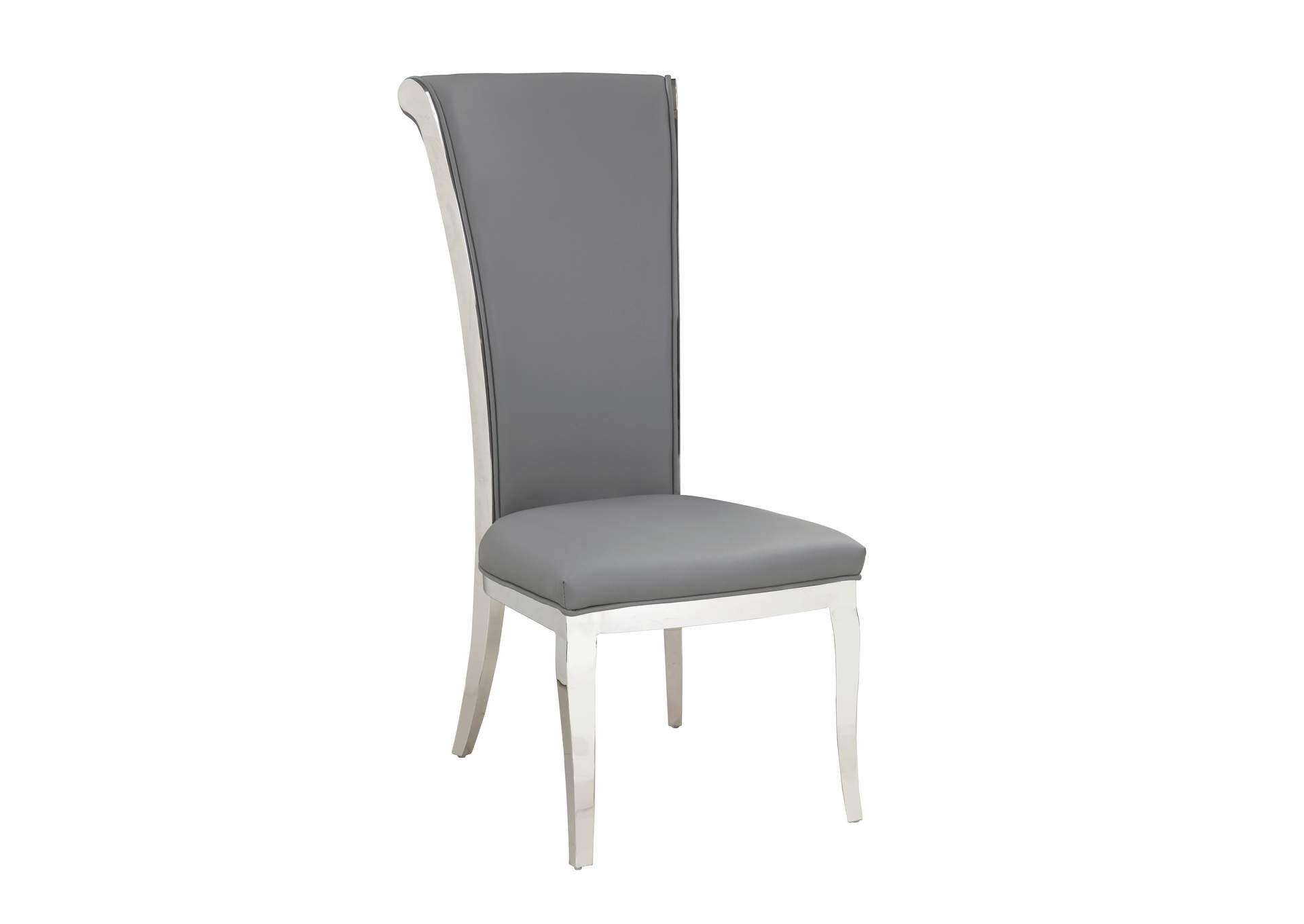 Contemporary Motion-Extendable Glass Dining Set With 4 Chairs image 11
