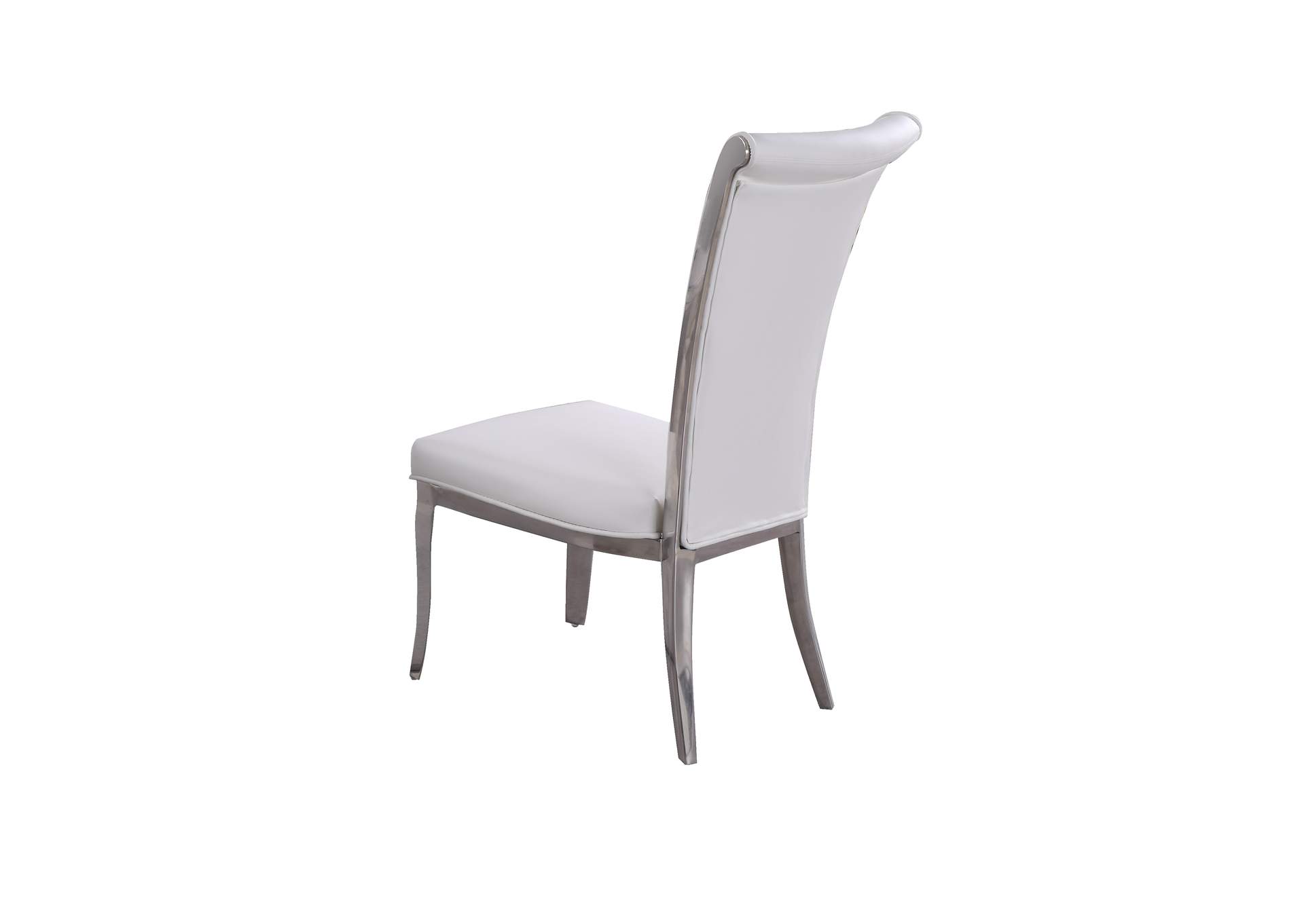 Contemporary Tall Roll Back Side Chair image 4
