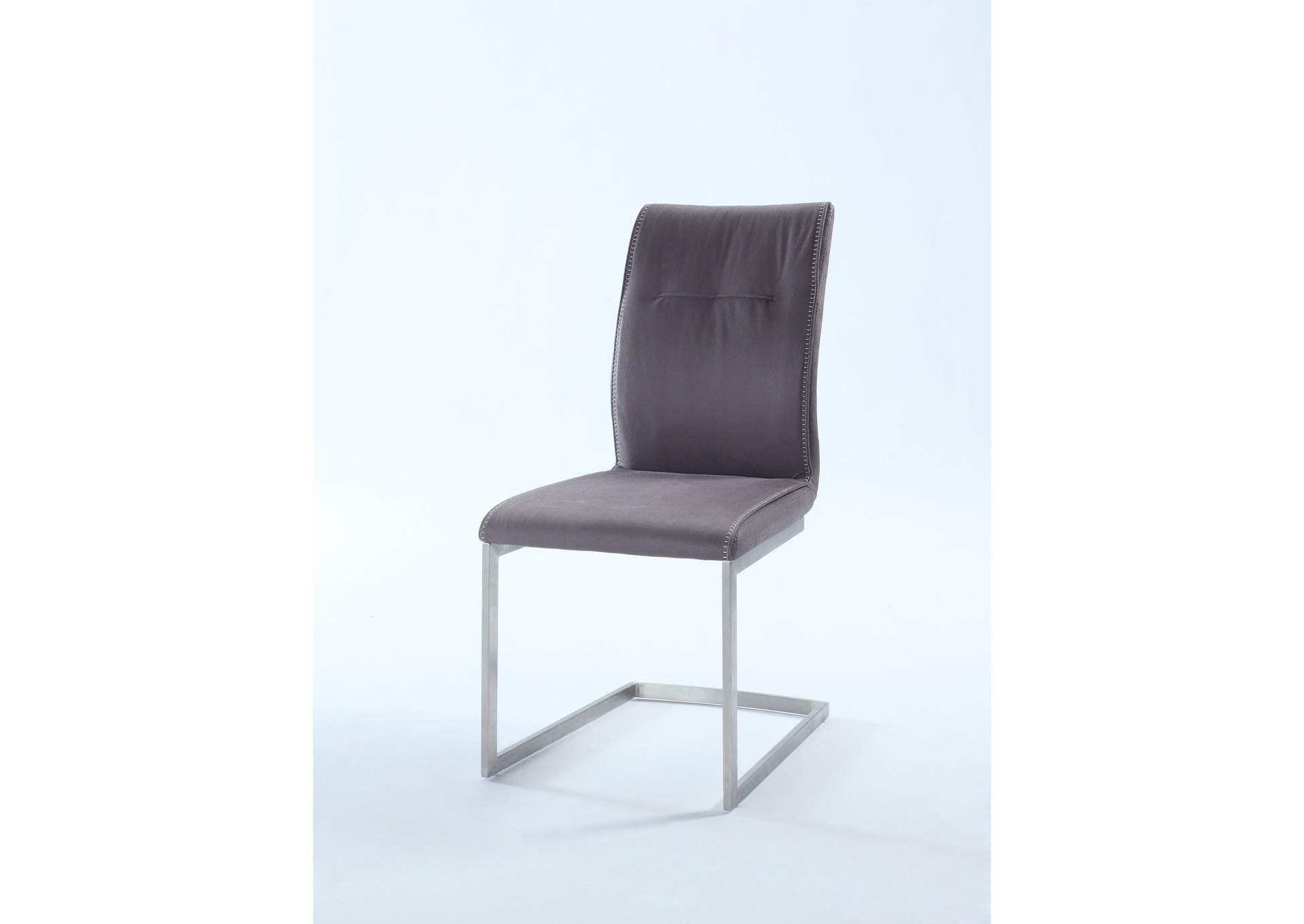 Contemporary Cantilever Side Chair With Highlight Stitching image 6