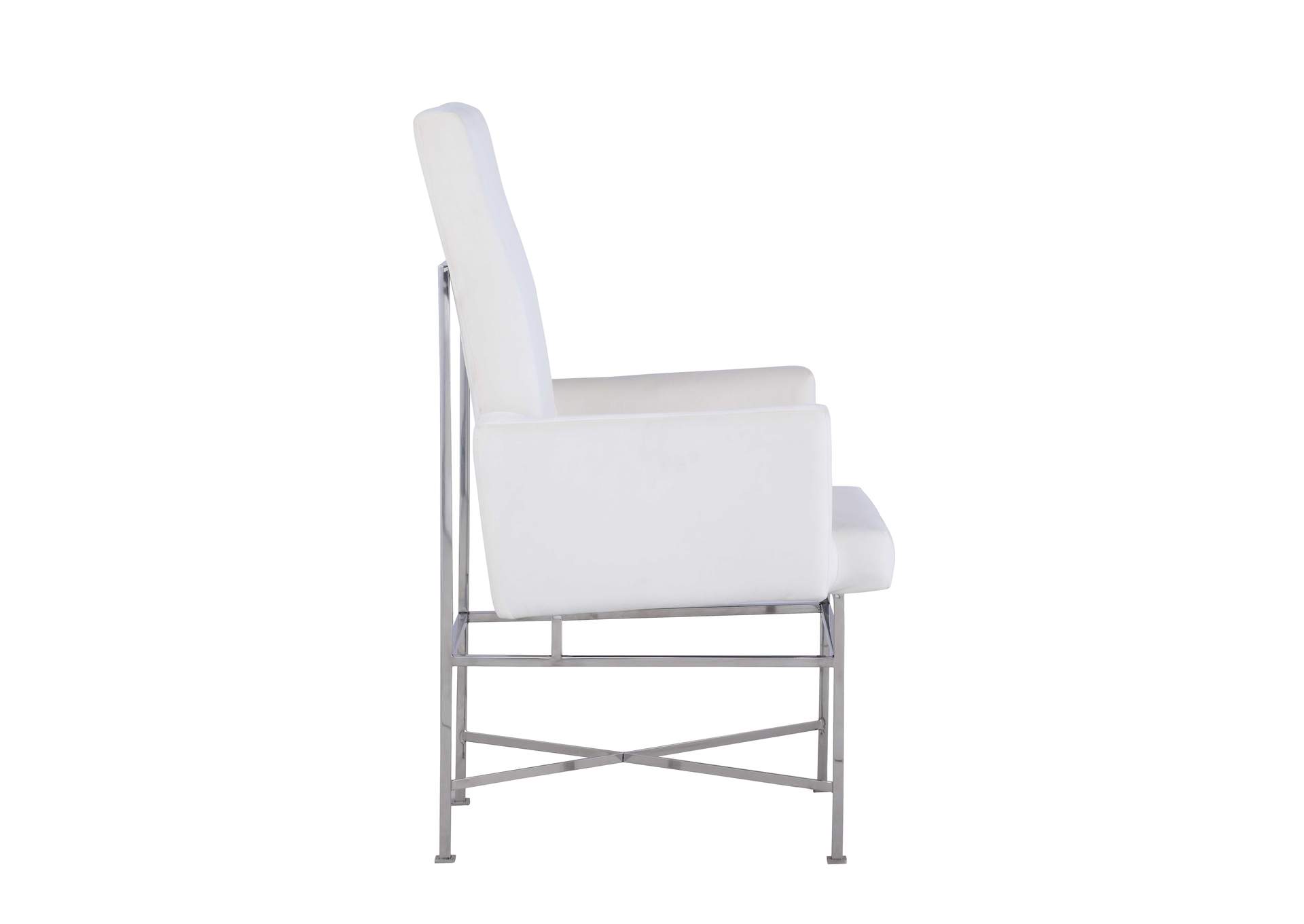 Contemporary Arm Chair With Steel Frame image 7