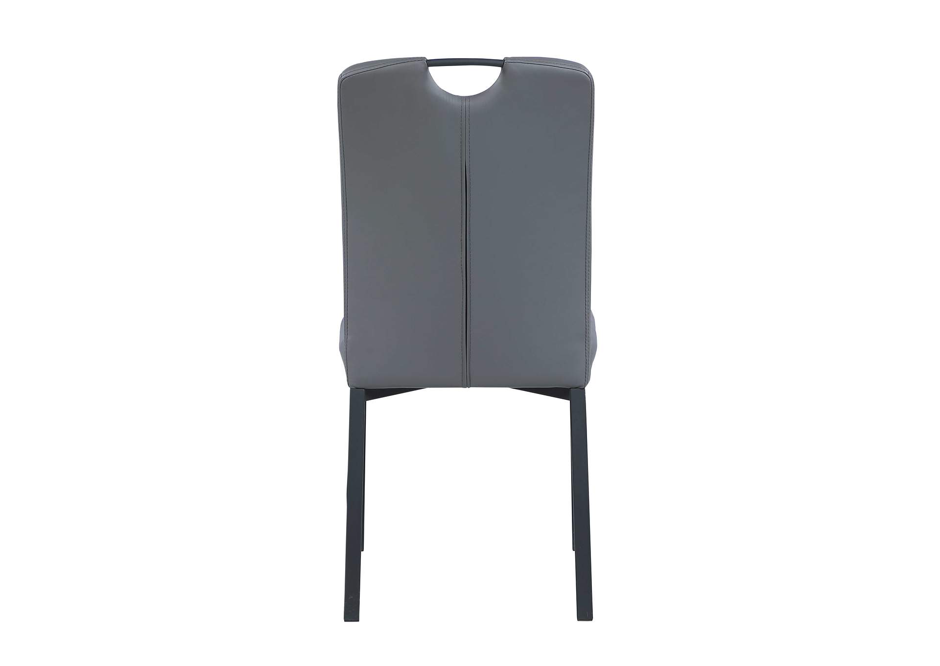 Contemporary Handle Back Side Chair With Metal Legs image 6