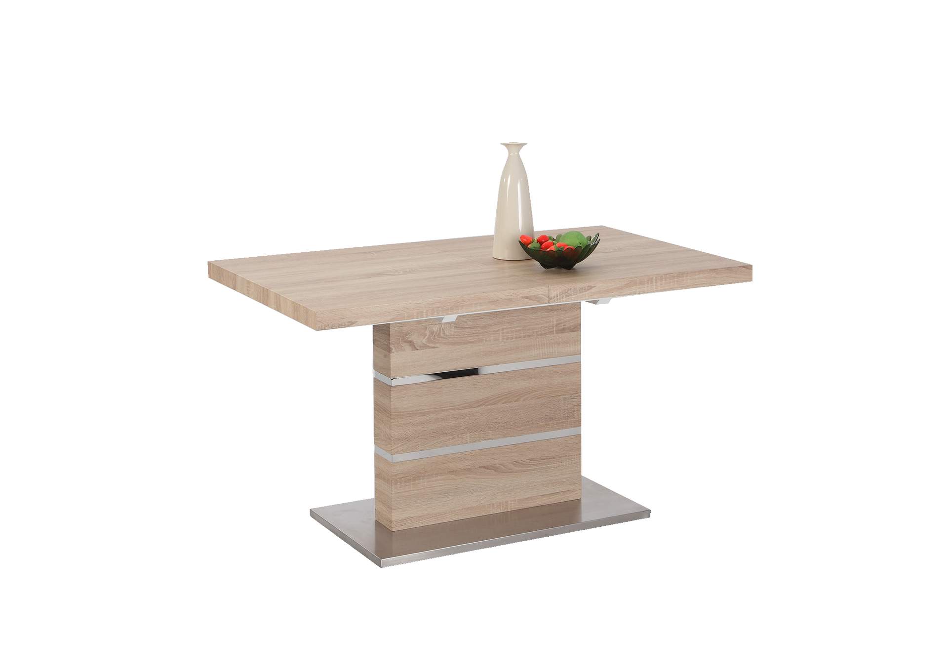 Modern Extendable All-Wood Dining Table image 3