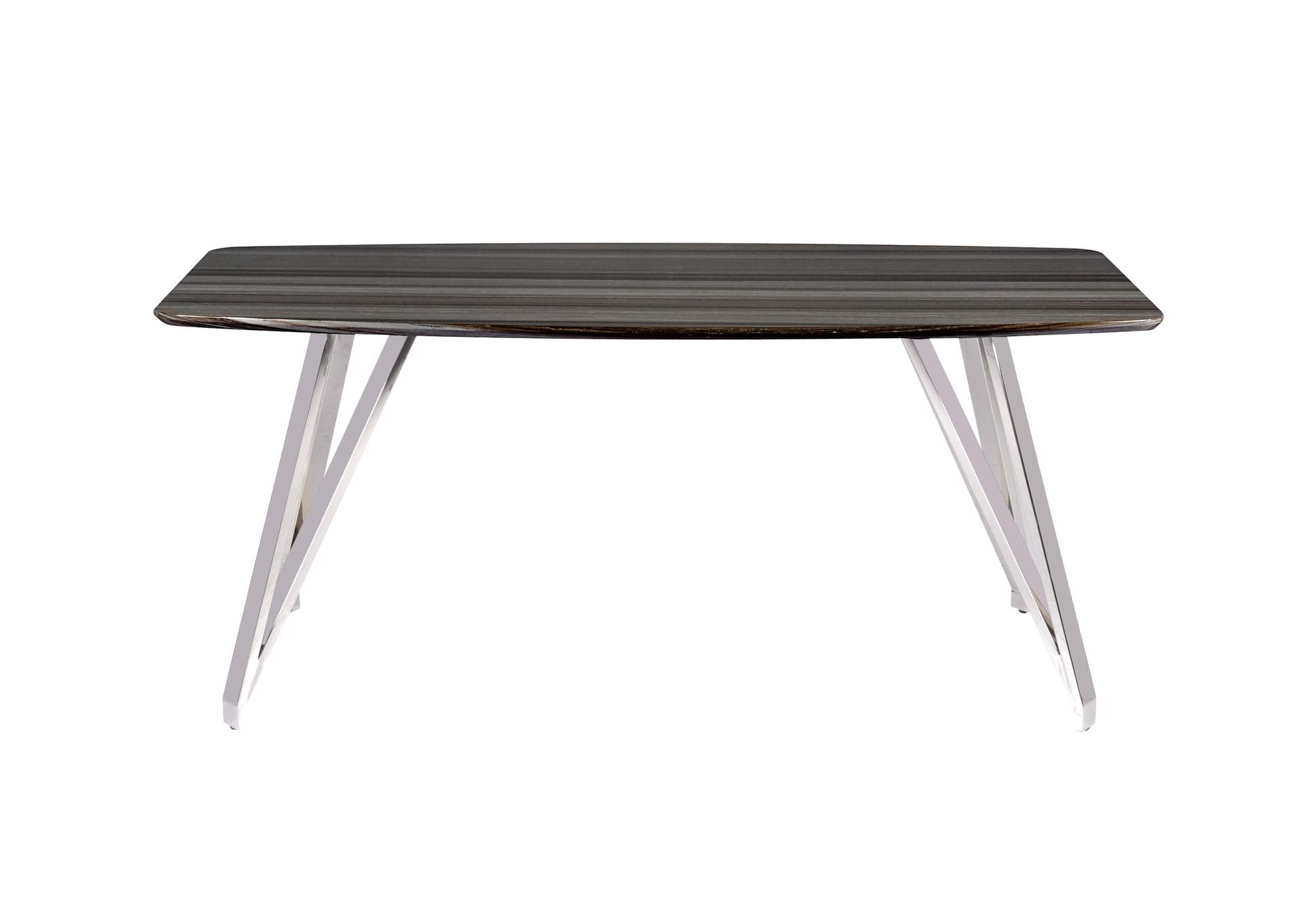 Contemporary Dining Table With Marbleized Top image 4