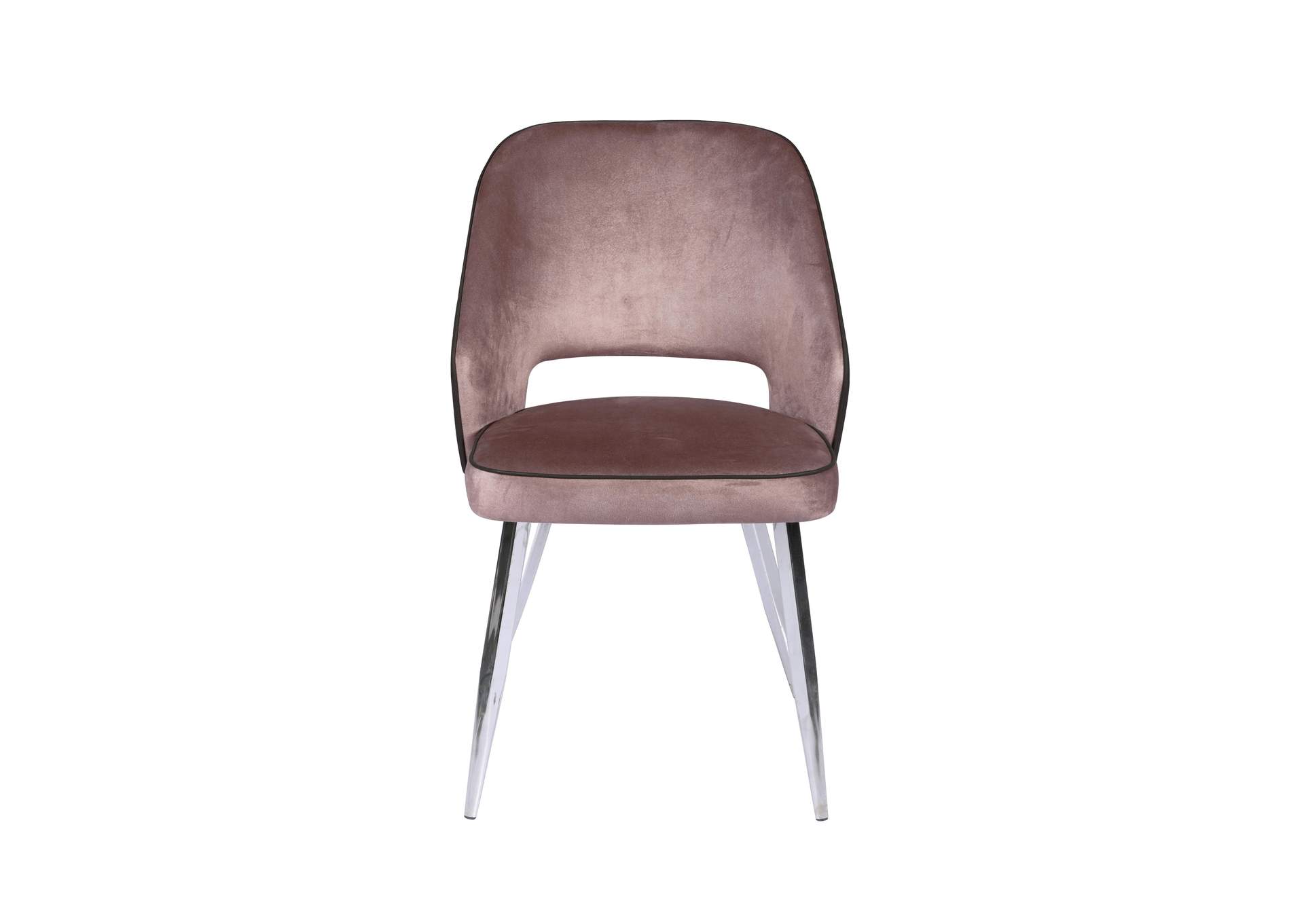 Contemporary 2-Tone Open Back 2-Tone Side Chair image 6